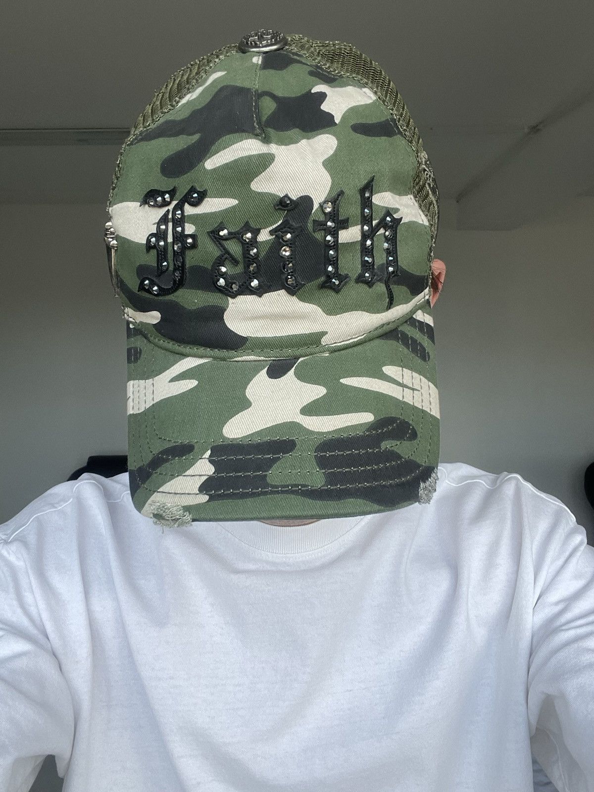 Faith Connexion × Vintage Y2K Faith Connexxion camo cap | Grailed