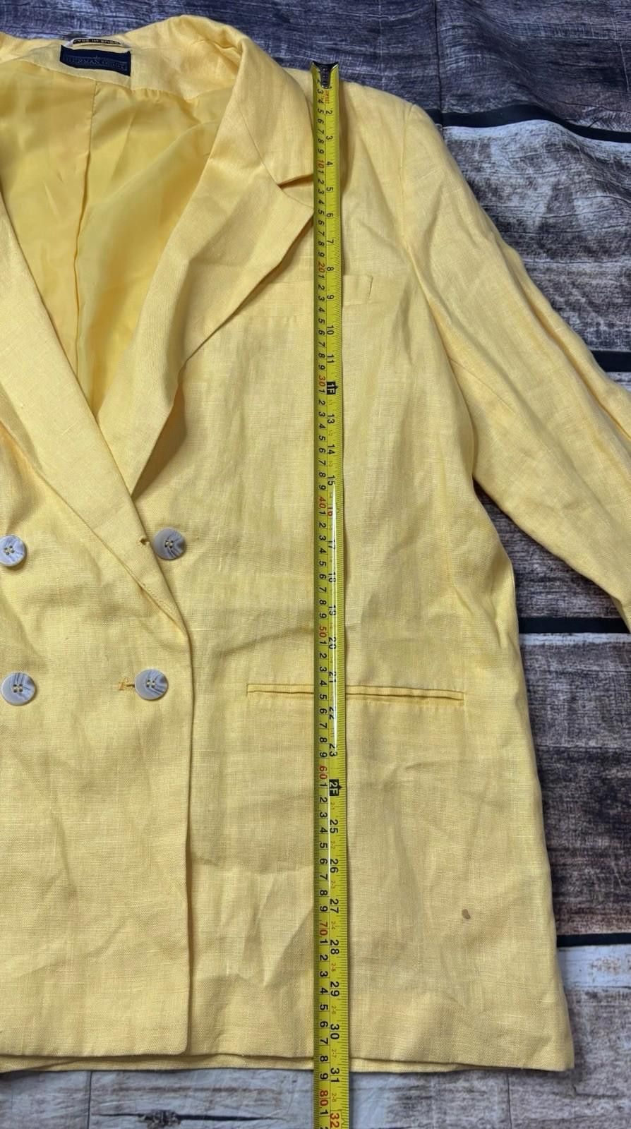 Other Herman Geist Blazer Jacket Womens Size 20 3XL Pure Linen Size 3XL / US 20-22 - 12 Thumbnail