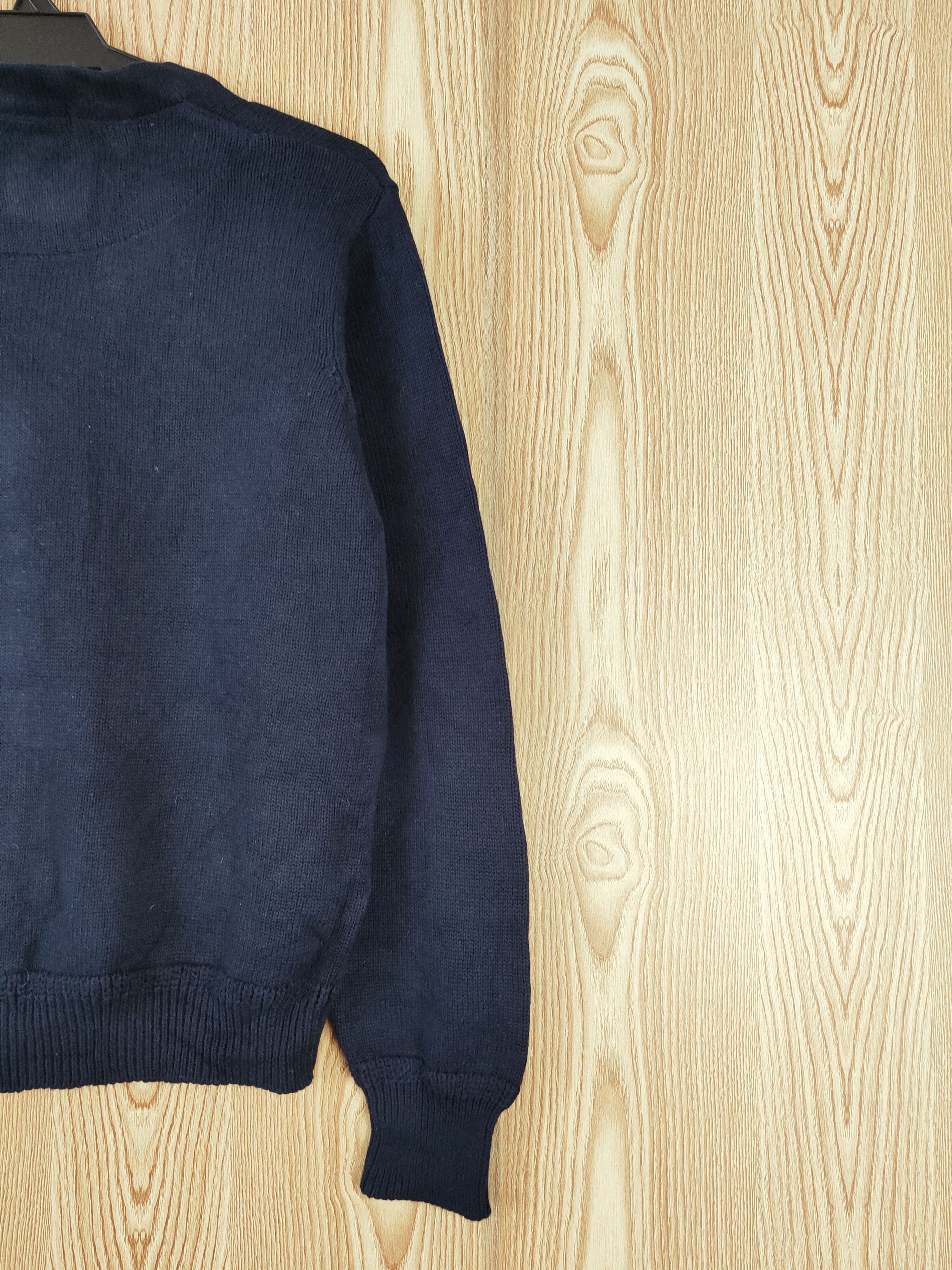 Japanese Brand × Vintage Craft Navy Knitwear Sweatshirts #W814 Size M / US 6-8 / IT 42-44 - 9 Thumbnail