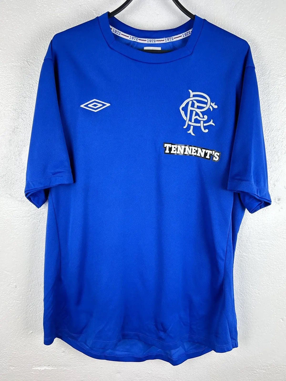 Umbro Vintage Umbro Glasgow Rangers 2012/13 Home Kit Soccer Jersey Size US XL / EU 56 / 4 - 1 Thumbnail