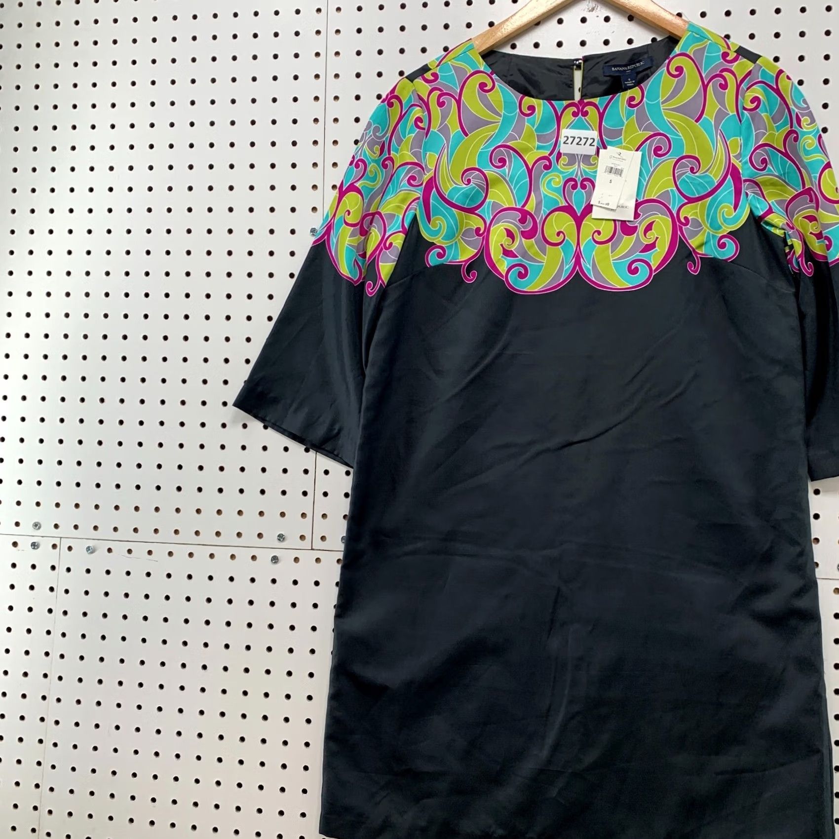 Banana Republic Banana Republic Dress Women Small Black Shift Loose Fit NEW NWT Ladies 18.5x34 Size S / US 4 / IT 40 - 3 Thumbnail