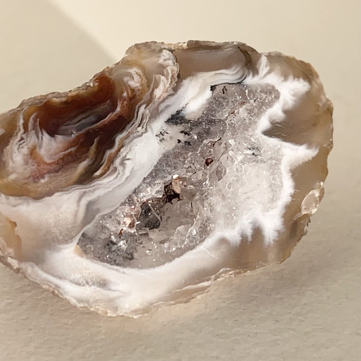 Other Agate Geode druzy crystal stone decor Accent Size ONE SIZE - 3 Thumbnail