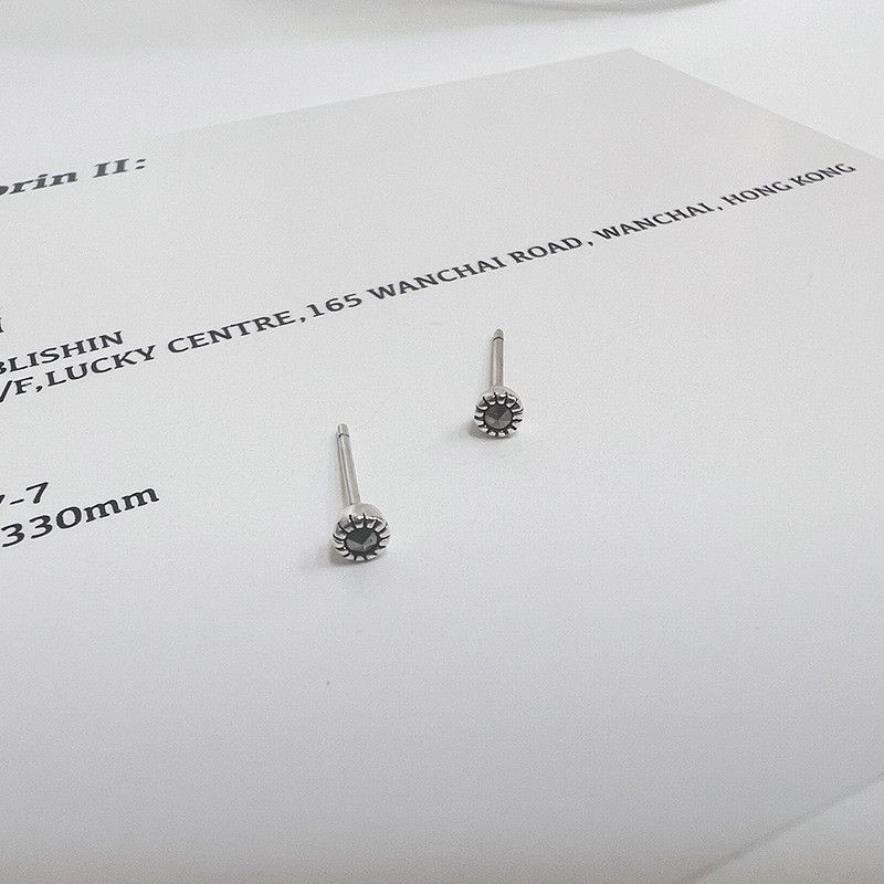 Jewelry × Sterling Silver Modern Earrings One Pairs Chrome Jewelry Size ONE SIZE - 4 Thumbnail