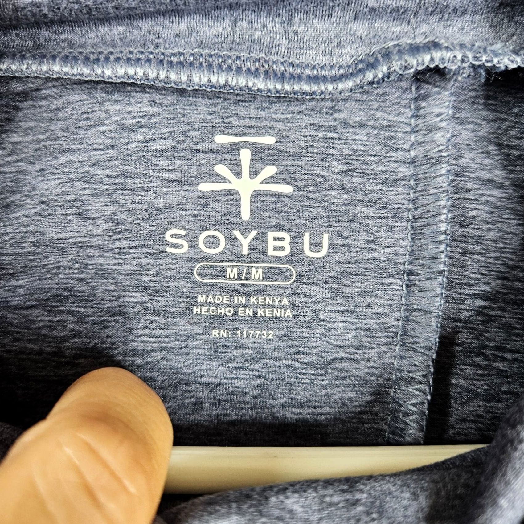 Vintage Soybu So Soft Funnel Turtle Neck Top Women's Size M heater blue Size M / US 6-8 / IT 42-44 - 7 Thumbnail