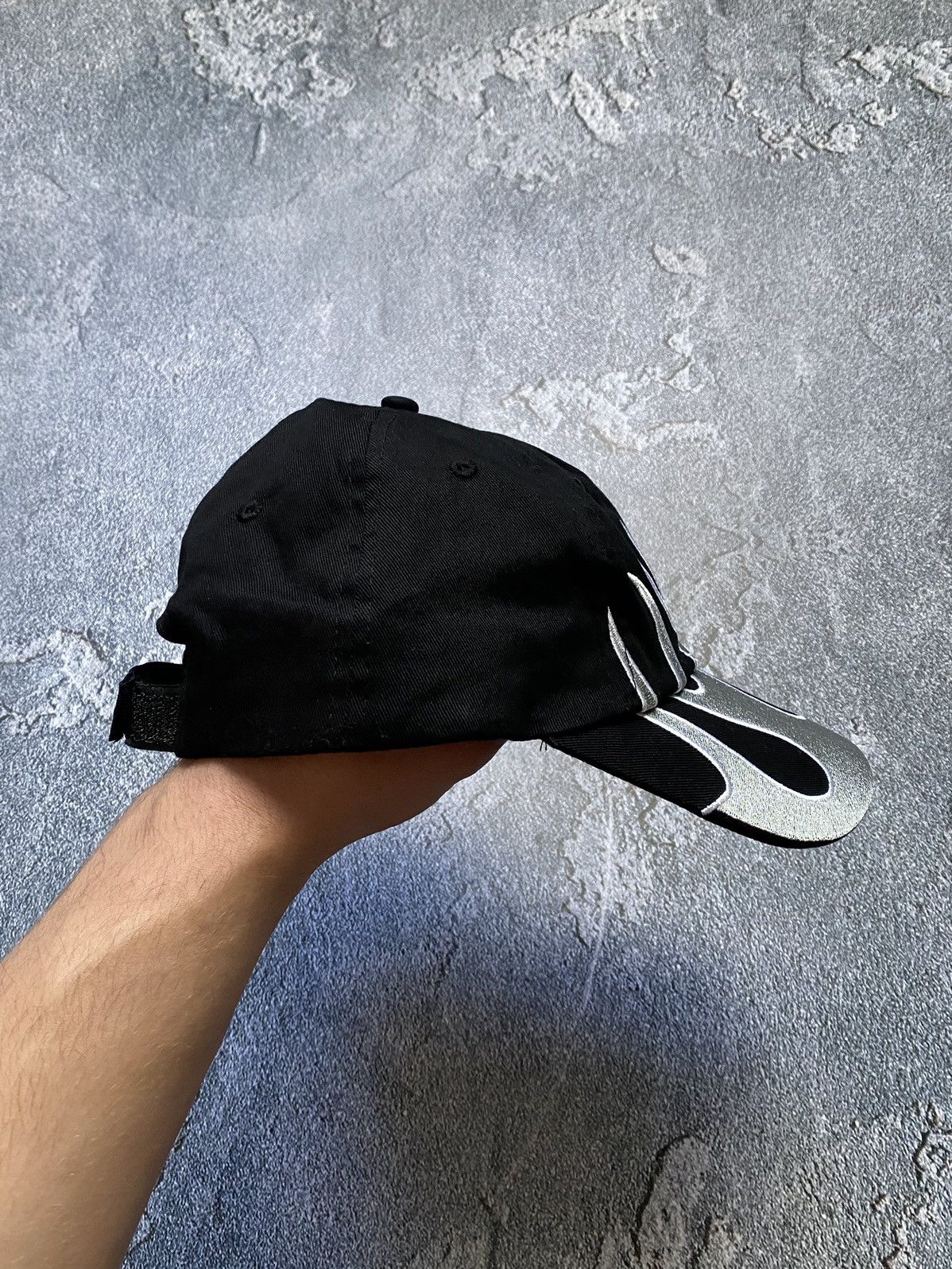Other Black Embroidered Flame Cap Style Yzy Ga balenciaga Size ONE SIZE - 2 Thumbnail