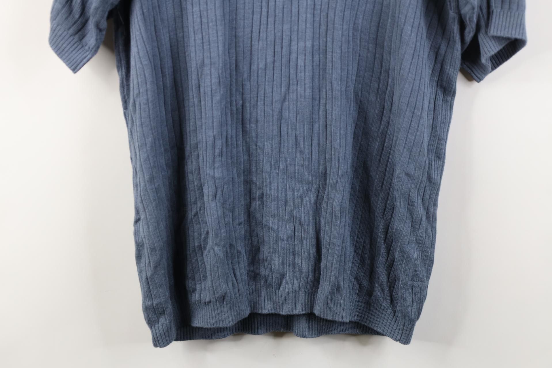 Vintage Deadstock Vintage 90s Streetwear Knit Short Sleeve Sweater Size US S / EU 44-46 / 1 - 11 Thumbnail