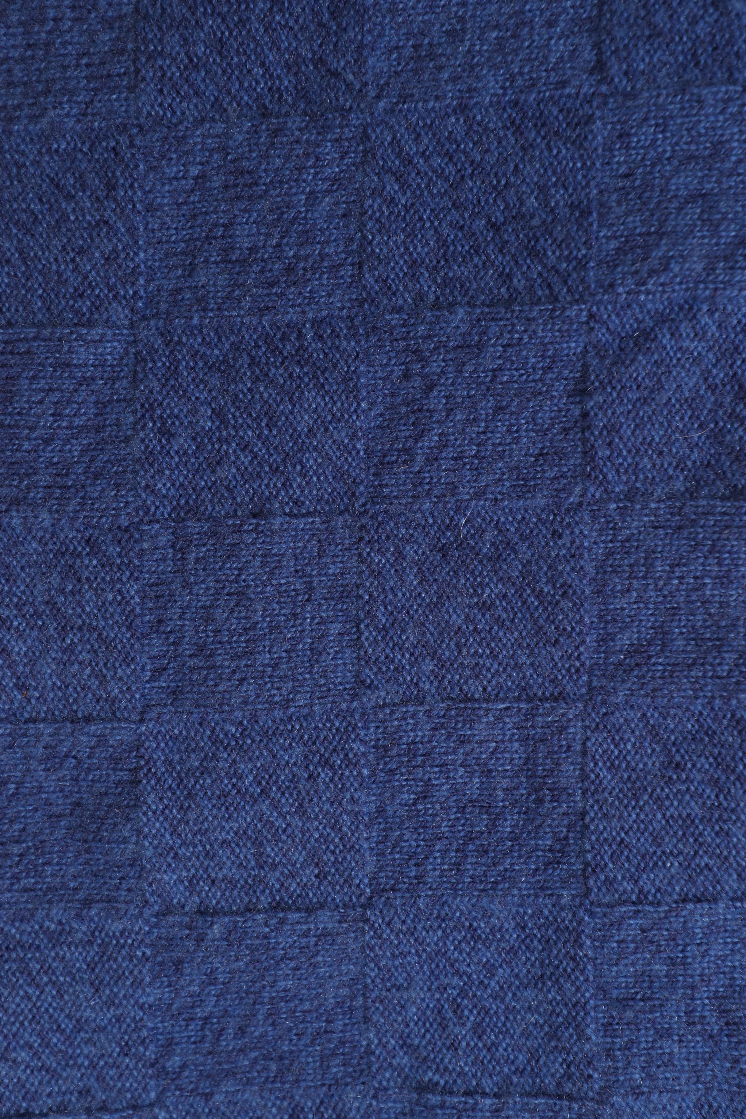 Neiman Marcus Neiman Marcus Blue Square Cashmere Sweater (M) Size US M / EU 48-50 / 2 - 5 Thumbnail