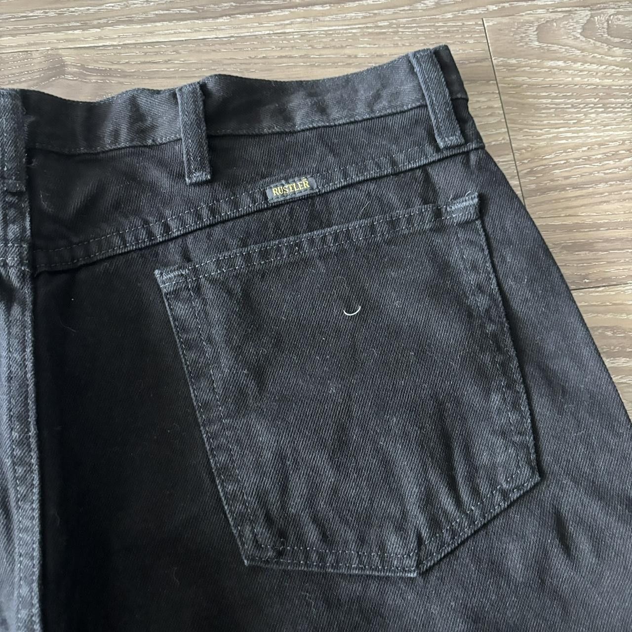 Vintage Crazy Vintage Y2K/2000s Grunge Black Baggy Denim Jeans! 36x38 Size US 36 / EU 52 - 7 Thumbnail