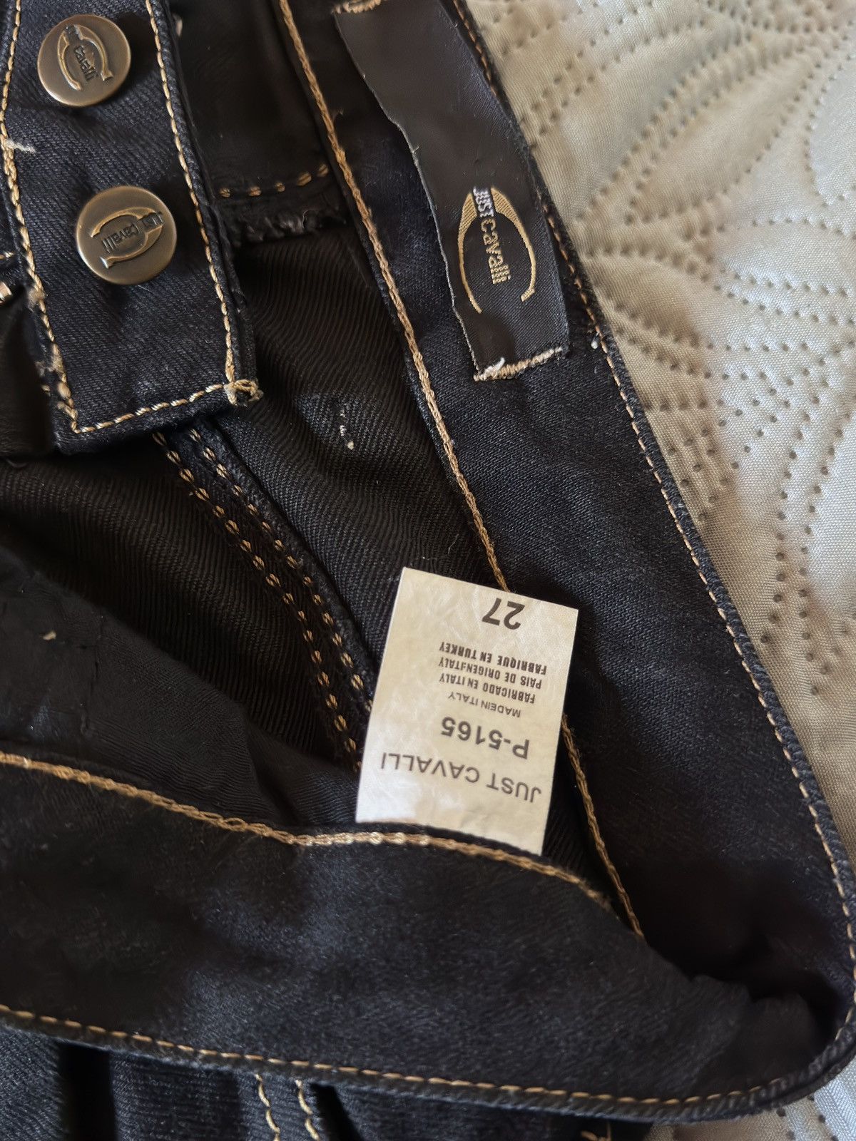 Just Cavalli Vintage Y2K Just Cavalli Low-Rise Jeans Size 27" / US 4 / IT 40 - 8 Thumbnail