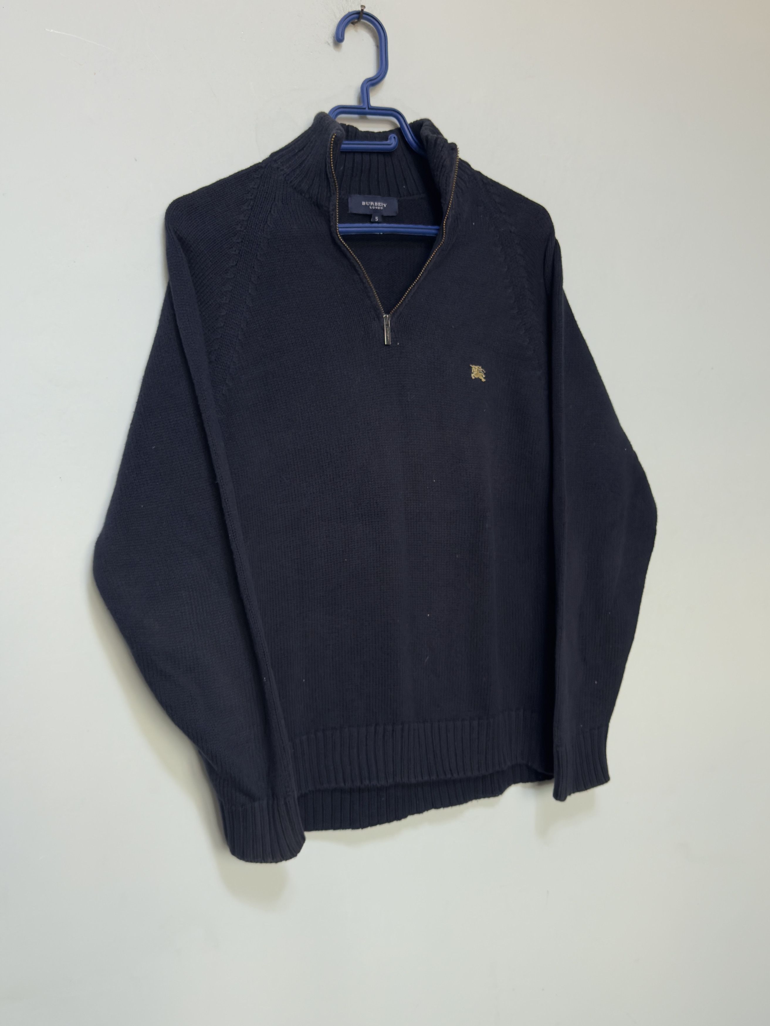 Burberry 🔥 burberry london sweater halfzip cardigan jumper Size US S / EU 44-46 / 1 - 2 Thumbnail