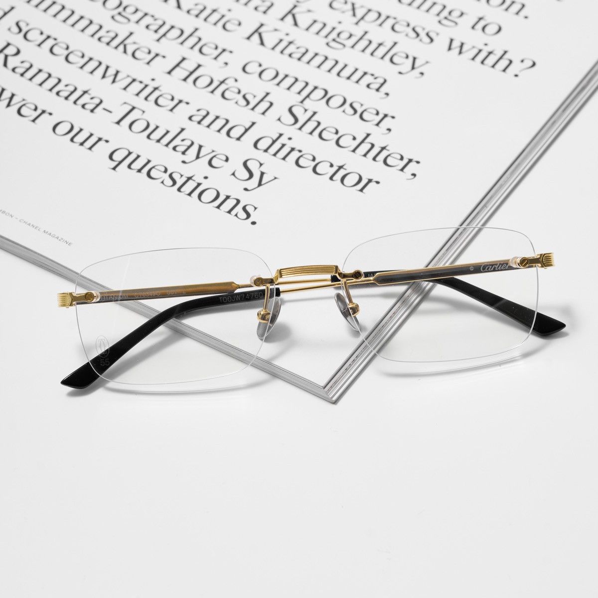 Cartier CARTIER CT0349O 001 GLASSES Size ONE SIZE - 5 Thumbnail