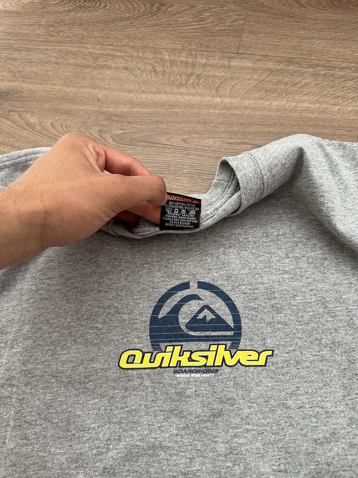 Quiksilver 🔥VINTAGE QUIKSILVER BIG BACK LOGO SURF T-SHIRT🔥 Size US M / EU 48-50 / 2 - 7 Thumbnail