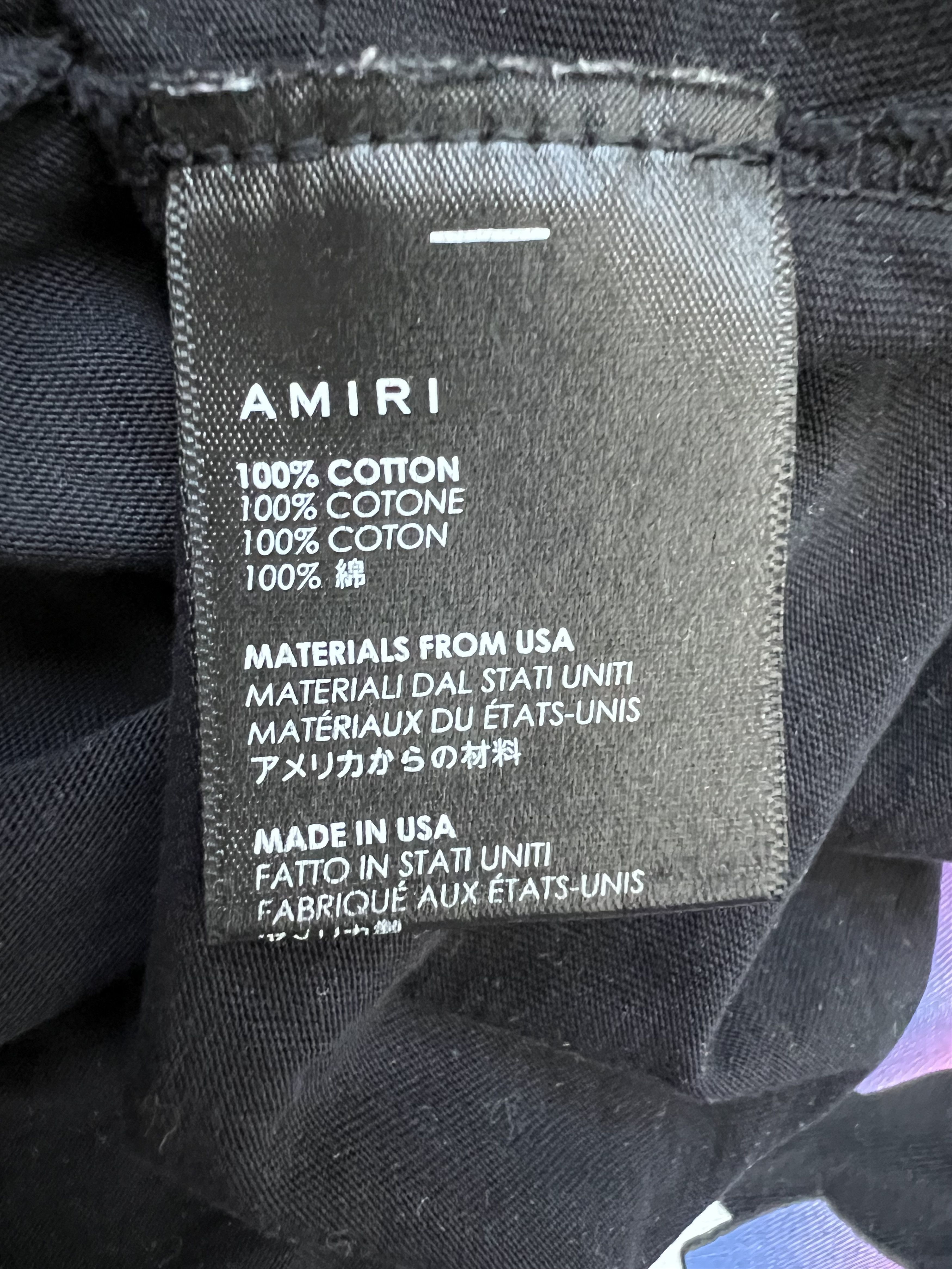 Amiri AMIRI “Lovers” Graphic Tee – Black (Size M) Size US M / EU 48-50 / 2 - 5 Thumbnail