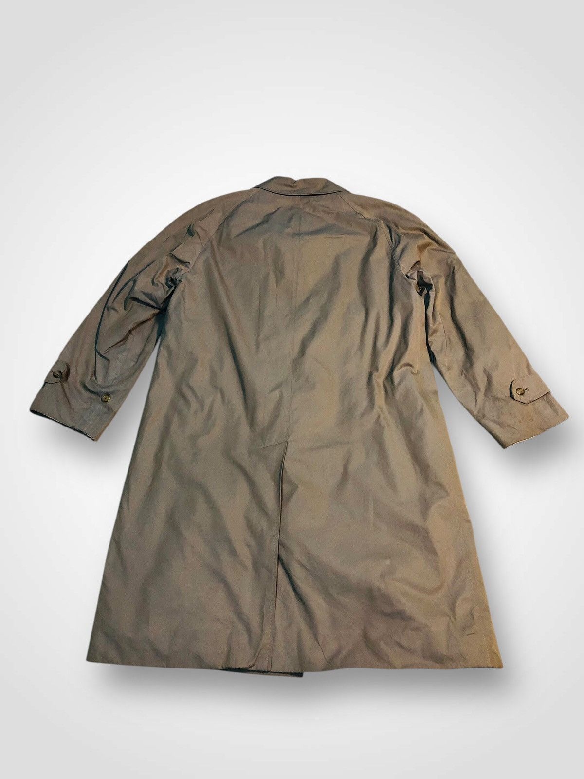 Burberry × Japanese Brand Burberrys Long Jacket Buttoned (30) Size US XL / EU 56 / 4 - 2 Thumbnail