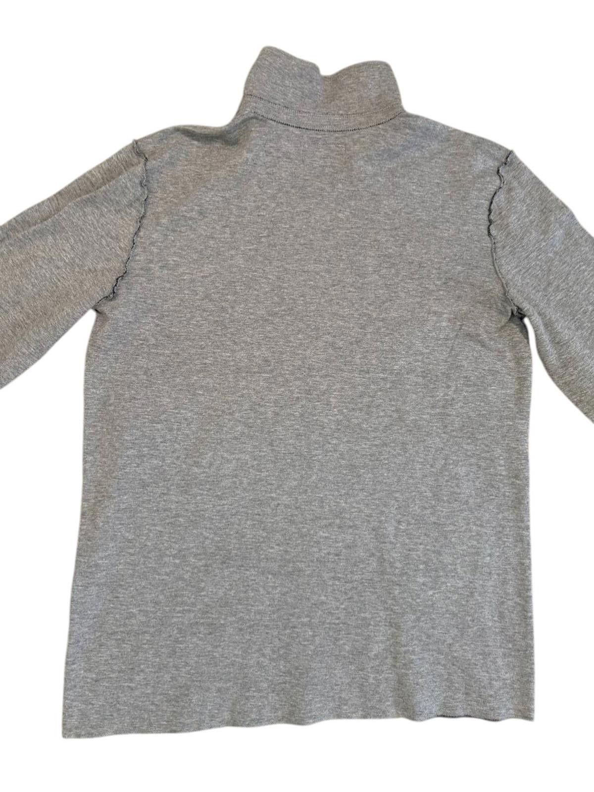 Armani Exchange Armani Exchange (A|X) Grey Long-Sleeve Top – Size Medium Size US M / EU 48-50 / 2 - 6 Thumbnail