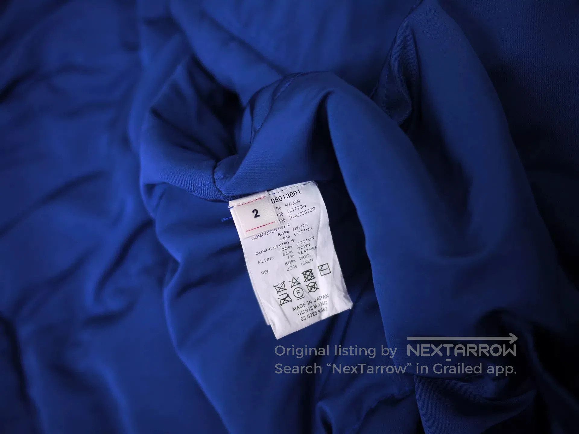Visvim visvim krupa field down jacket in blue. Size US M / EU 48-50 / 2 - 9 Thumbnail