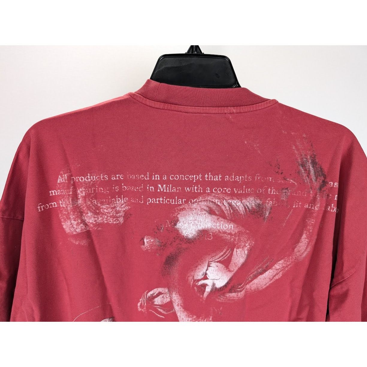 Off-White o1rshd1 Matthew Over S/S Tee in Rio Red Grey Size US S / EU 44-46 / 1 - 10 Thumbnail