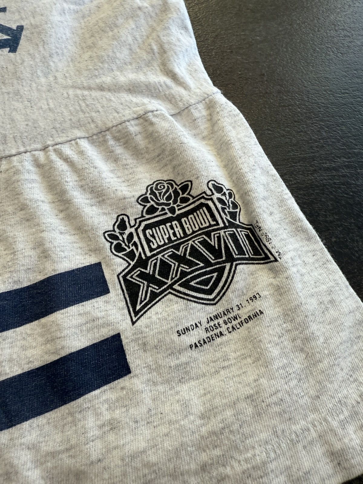 NFL Vintage Dallas Cowboys Super Bowl 1993 Rose Bowl T Shirt Size US L / EU 52-54 / 3 - 5 Thumbnail