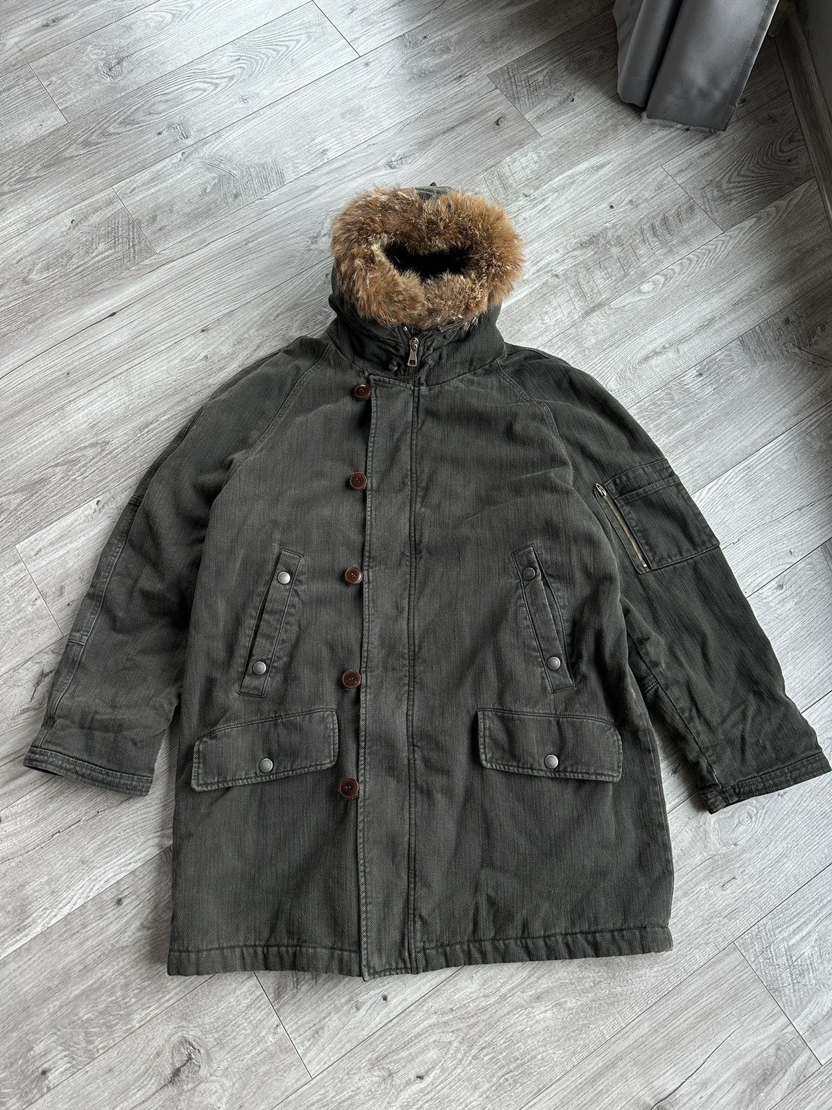 Maison Margiela Maison Margiela AW2005 Military N-3B Parka Padded Fur Jacket Size US M / EU 48-50 / 2 - 2 Thumbnail
