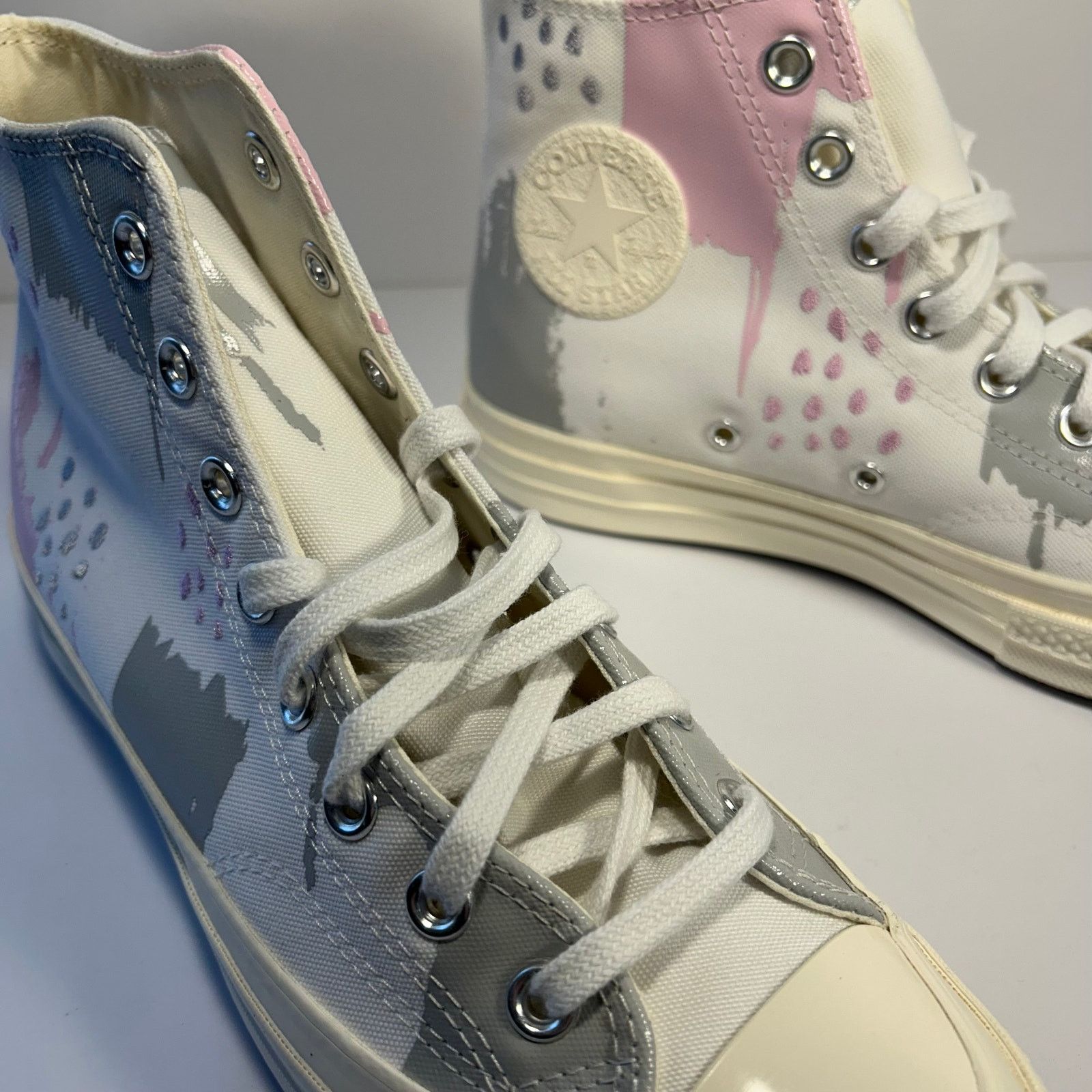 Converse Converse Chuck 70 Hi Abstract Print Sneakers M8.5 W10.5 Size US 10.5 / IT 40.5 - 4 Thumbnail