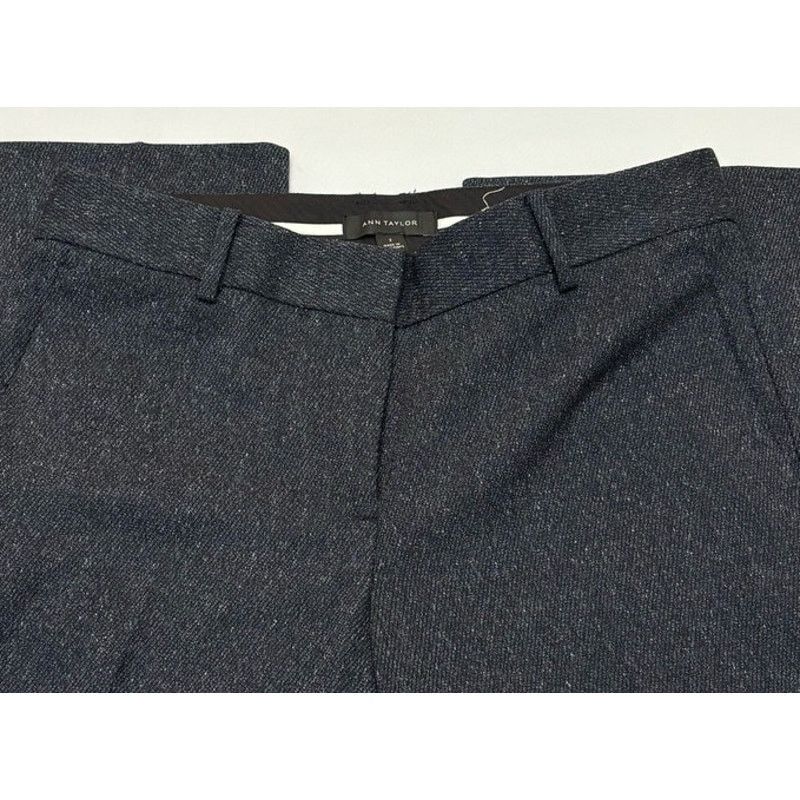 Ann Taylor Size 2 | ANN TAYLOR Womens Flat Front Mid Rise Trouser Pants Size 26" / US 2 / IT 38 - 7 Thumbnail
