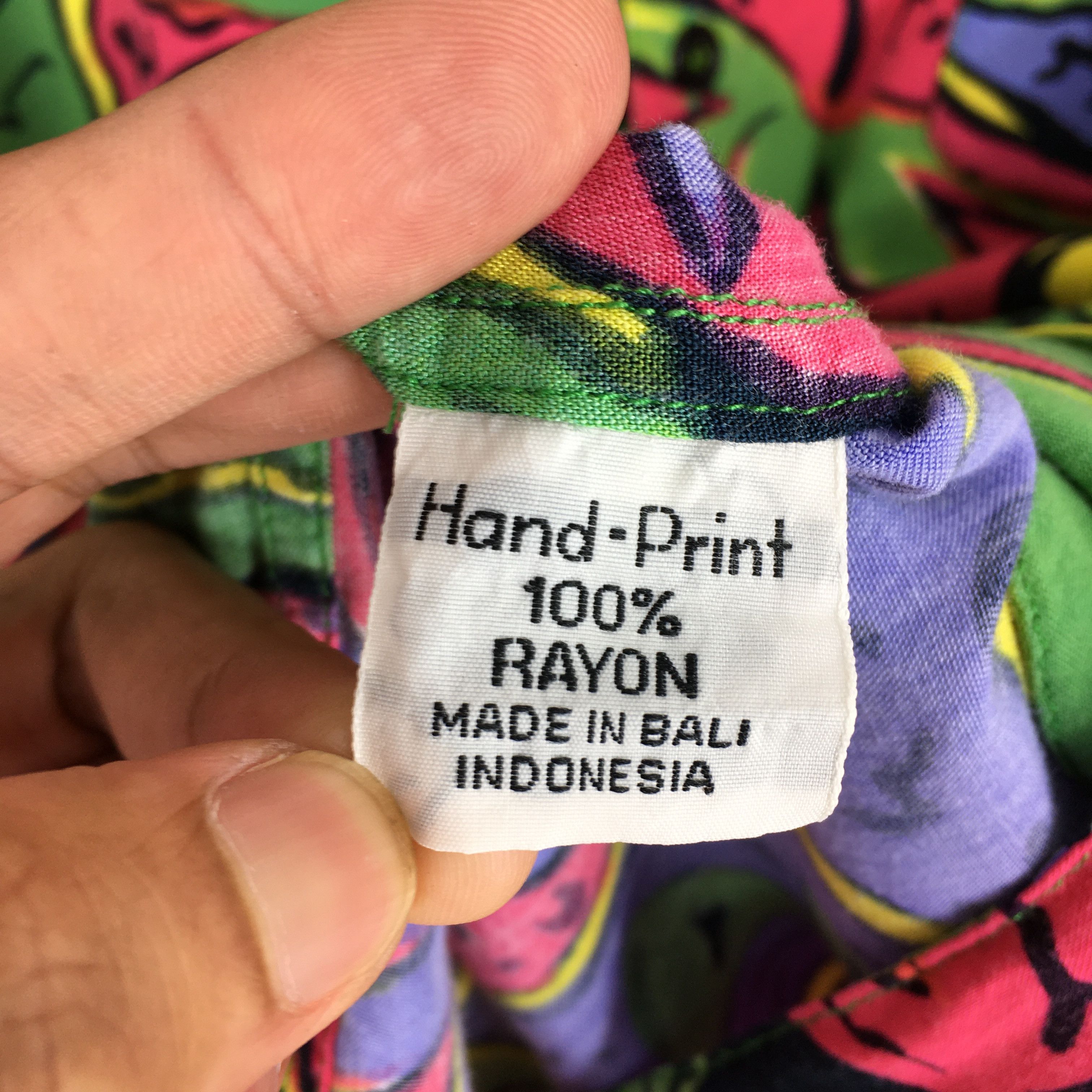 Art Comes First Vintage 80s Hawaiian Abstract Pop Art Rayon Shirt XLarge Size US XL / EU 56 / 4 - 6 Thumbnail