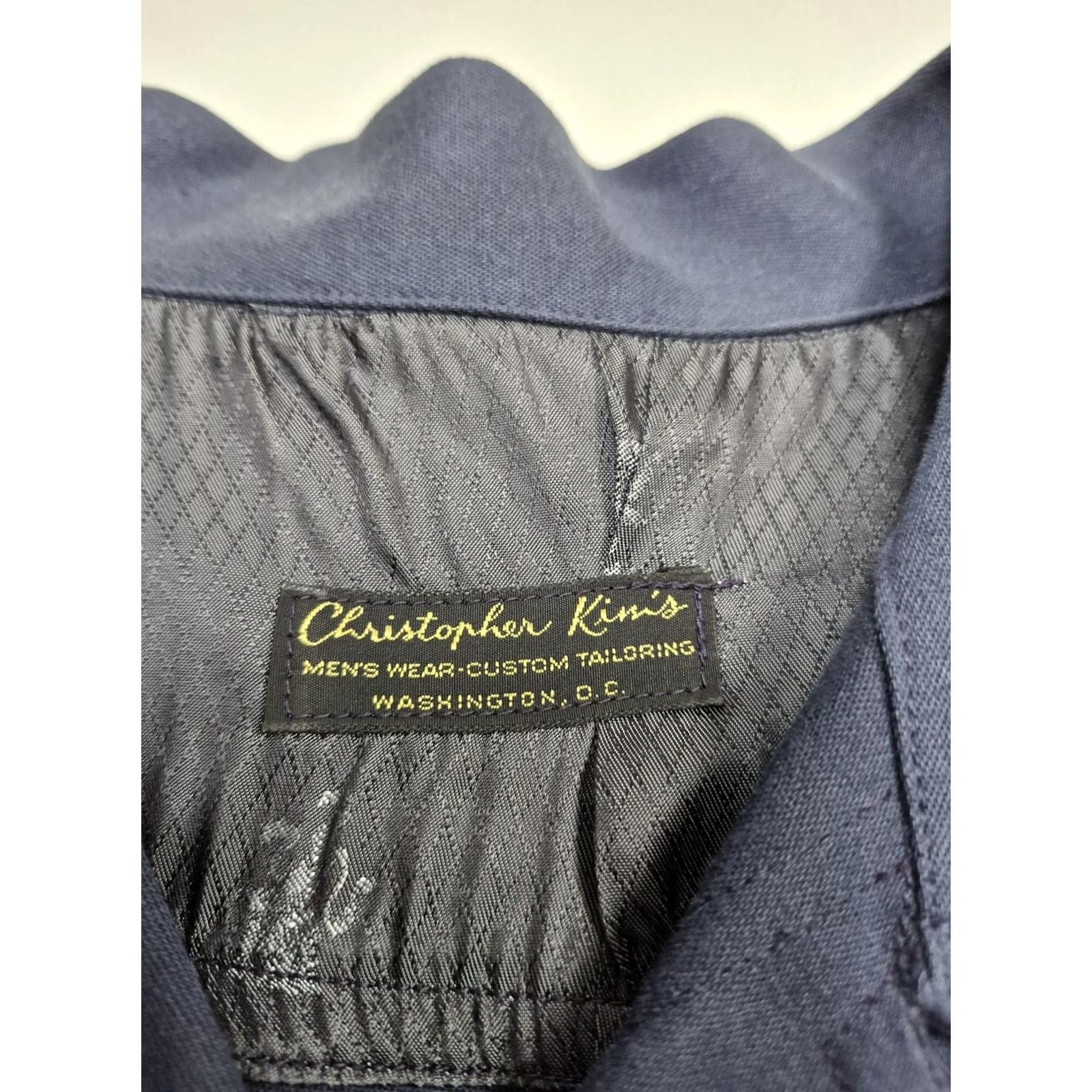 Jordache VTG Jordache Jacket Mens L Blue Canvas Field Military Lined Pockets Size US L / EU 52-54 / 3 - 4 Thumbnail