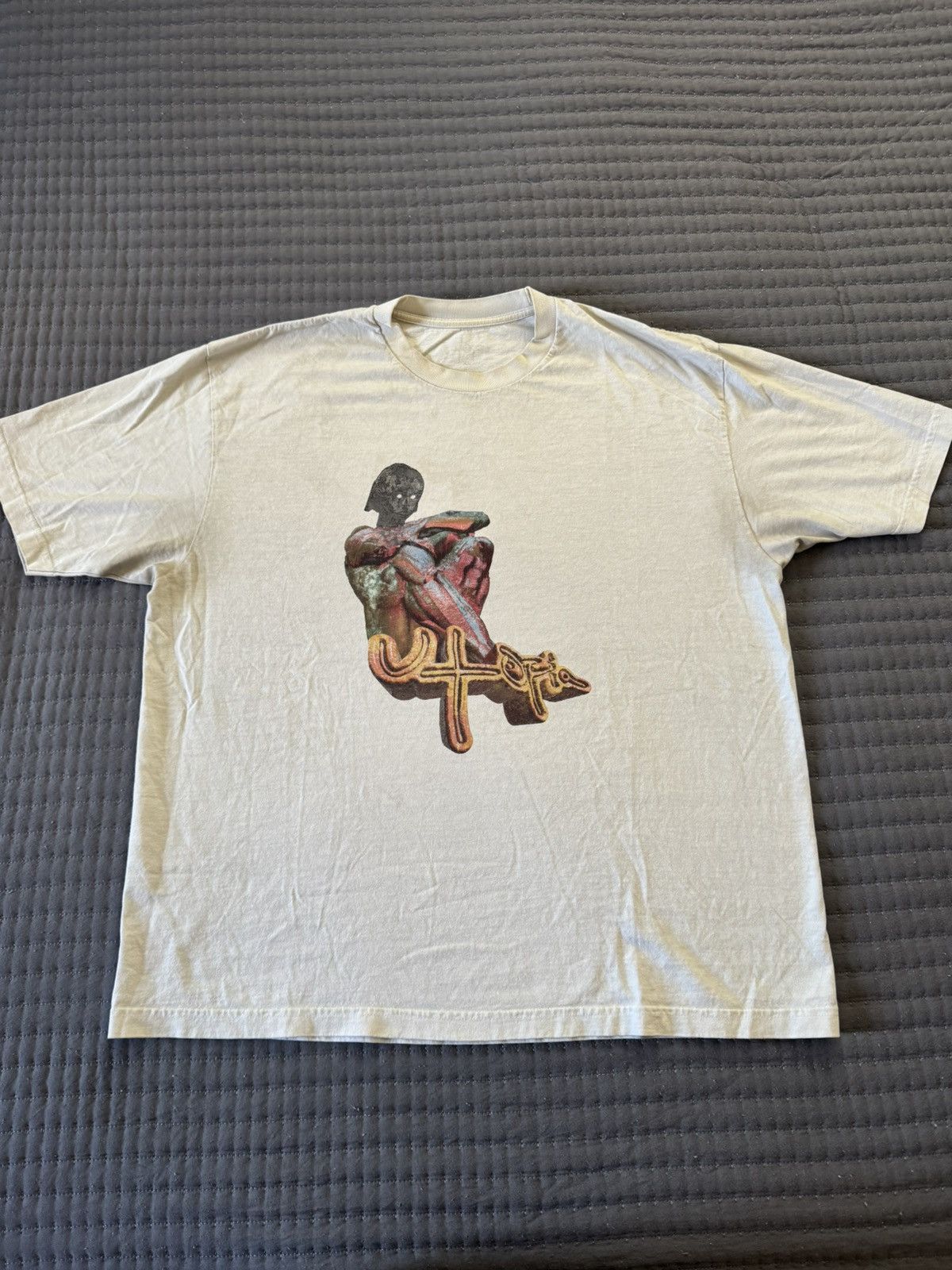 Travis Scott Travis Scott Utopia B1 White Tee Size US XL / EU 56 / 4 - 1 Thumbnail