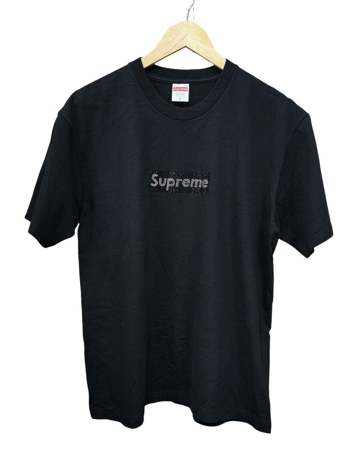 Supreme Supreme Cross Box Logo Tee Black M | Grailed