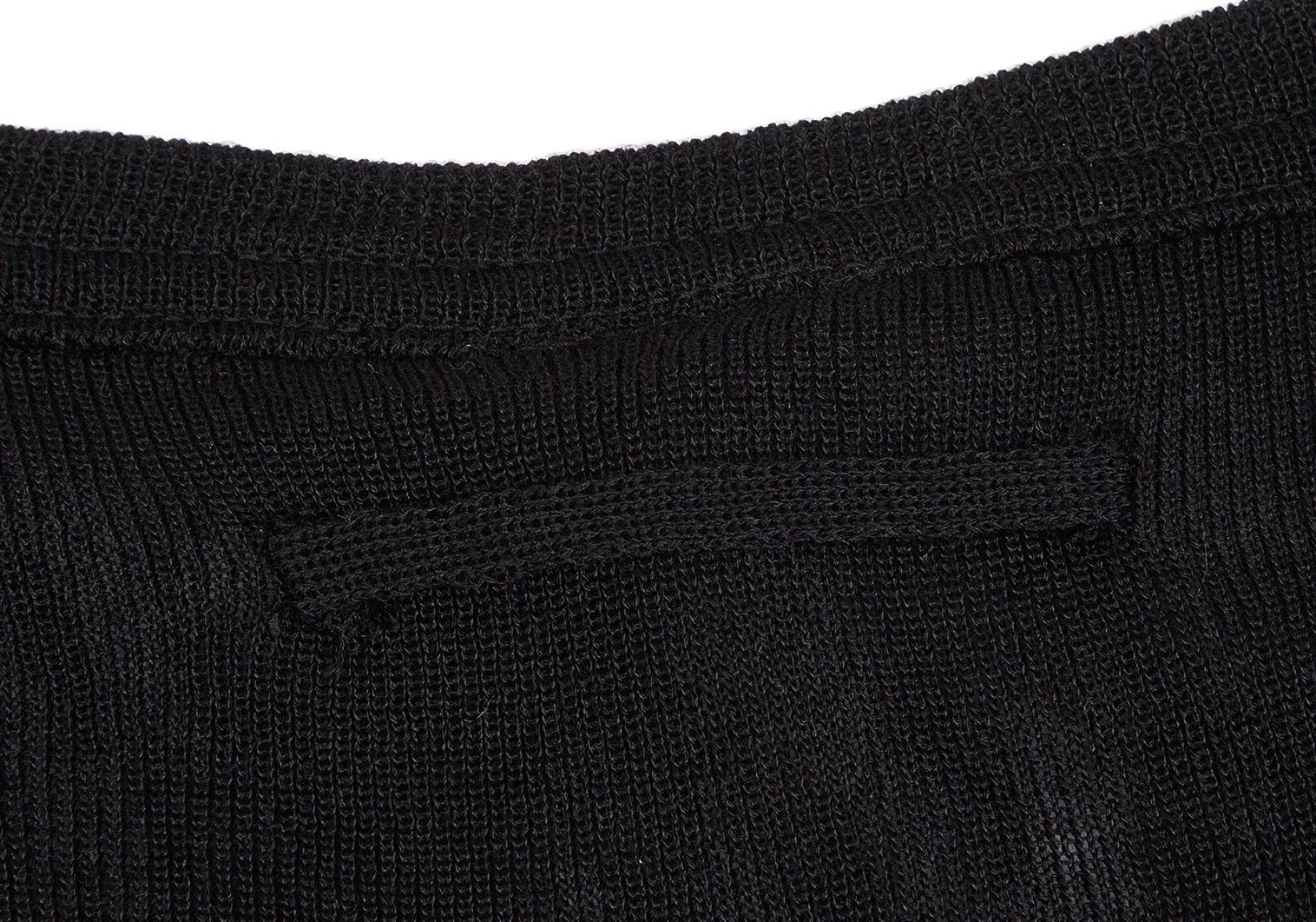 Jean Paul Gaultier Black and White Striped Sleeveless Knit Draped Top Size US M / EU 48-50 / 2 - 9 Thumbnail