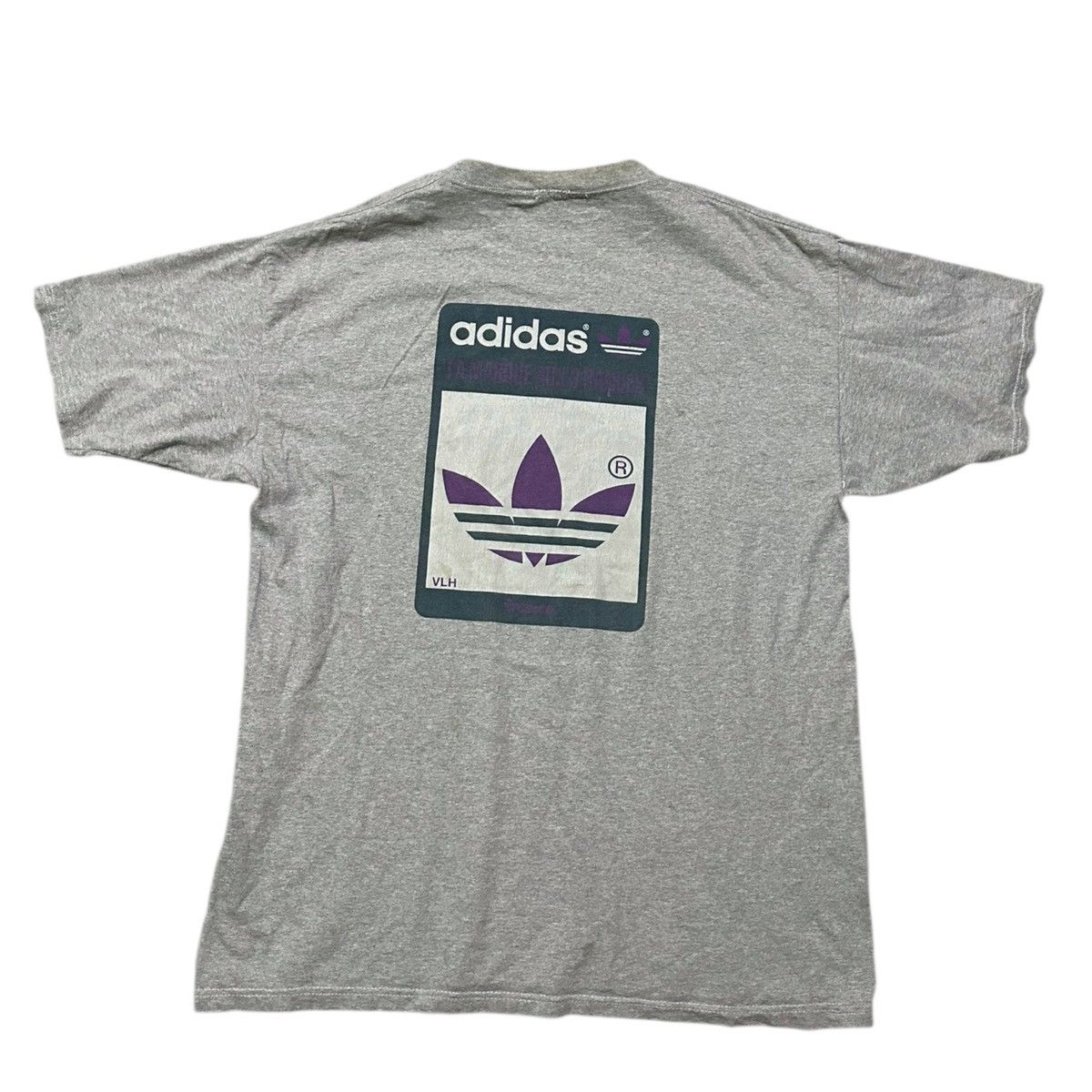 Adidas Vintage 90s Adidas backhit tshirt Size US XL / EU 56 / 4 - 1 Thumbnail