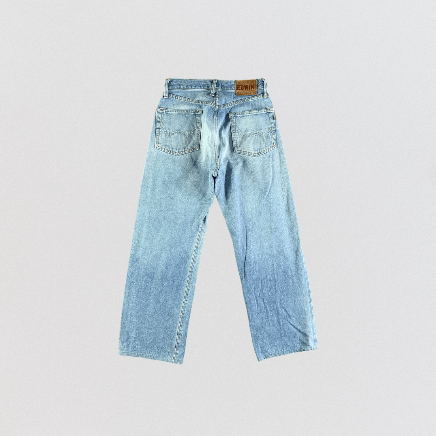 Edwin × Vintage Vintage Light Wash Edwin 505 Selvedge Jeans-JM3624 Size 28" / US 6 / IT 42 - 2 Thumbnail