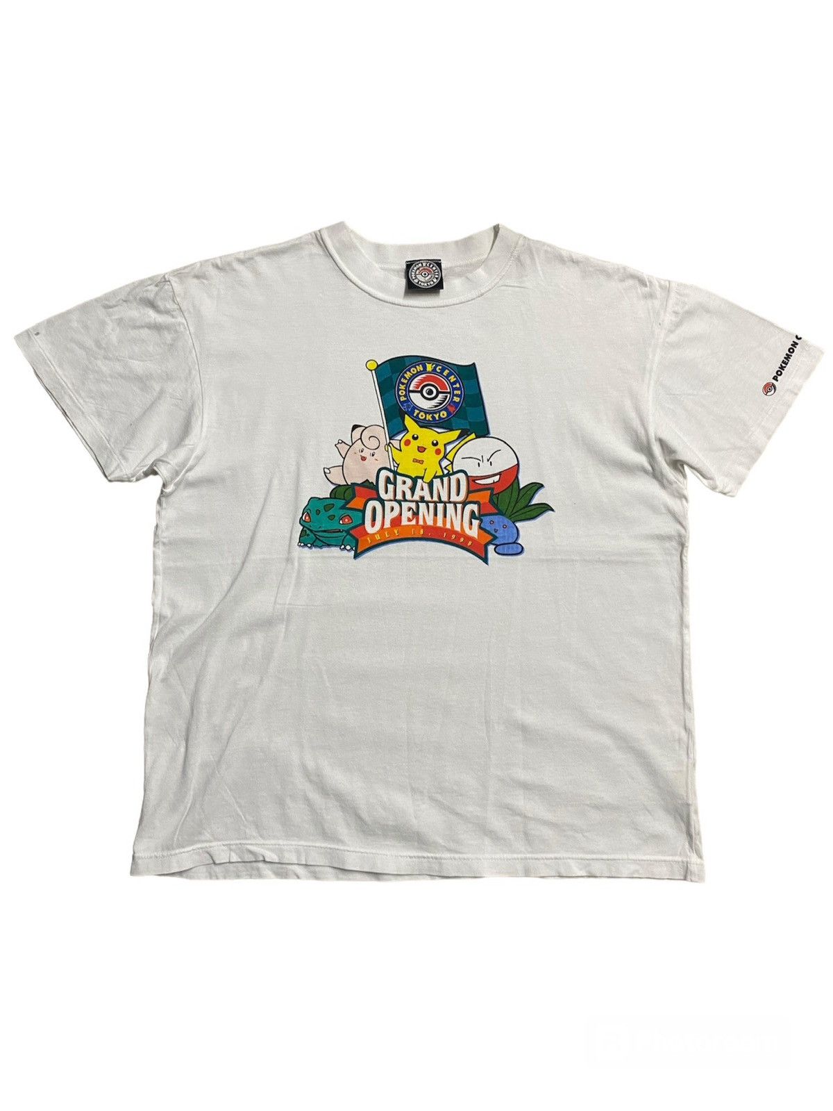 Vintage 1998 Tokyo Pokemon Centre Grand Opening T-Shirt