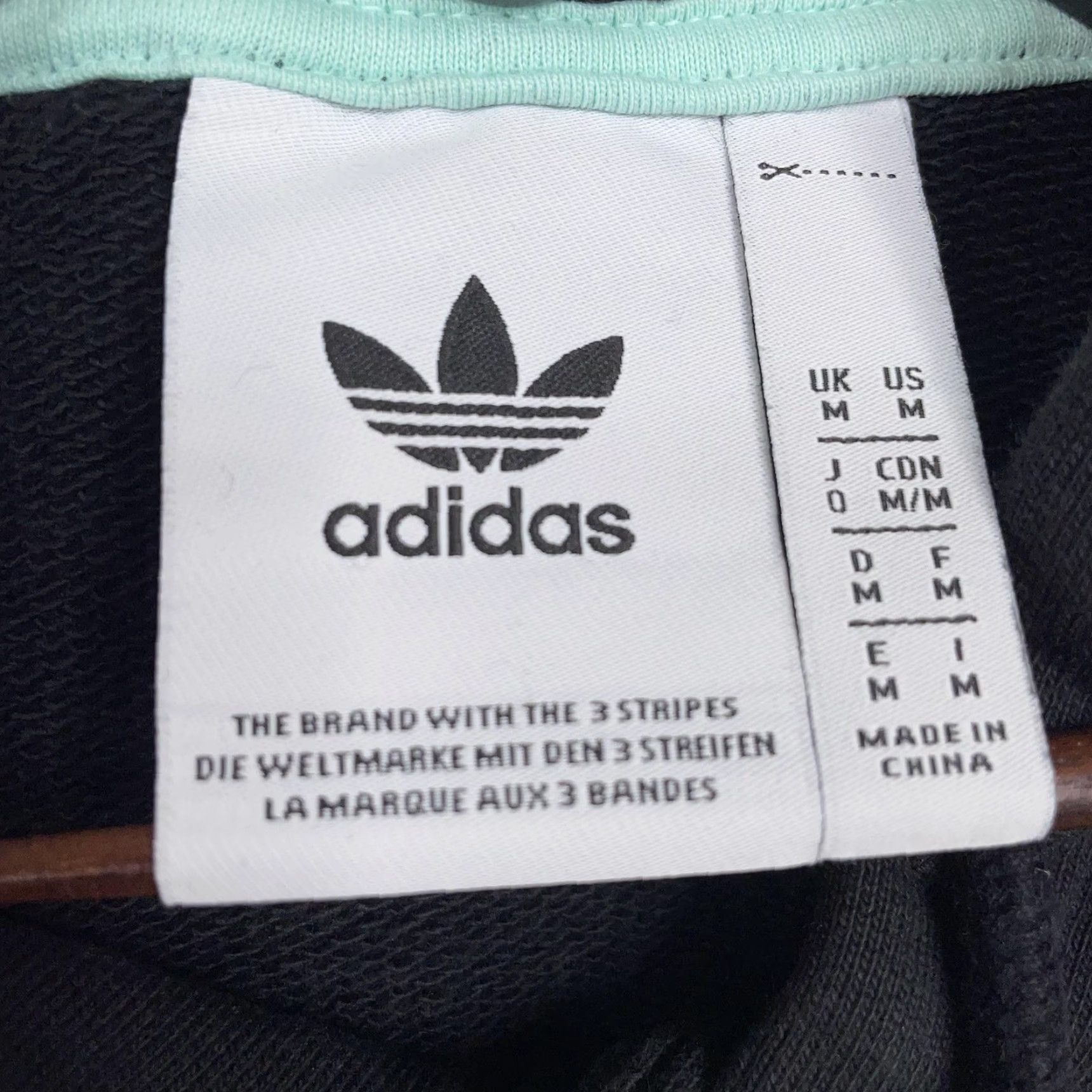 Adidas Adidas Hoodie Mens Medium Black Sean Wotherspoon Superturf Pullover Sweatshirt Graphic Print Subtle Fade Size US M / EU 48-50 / 2 - 4 Thumbnail