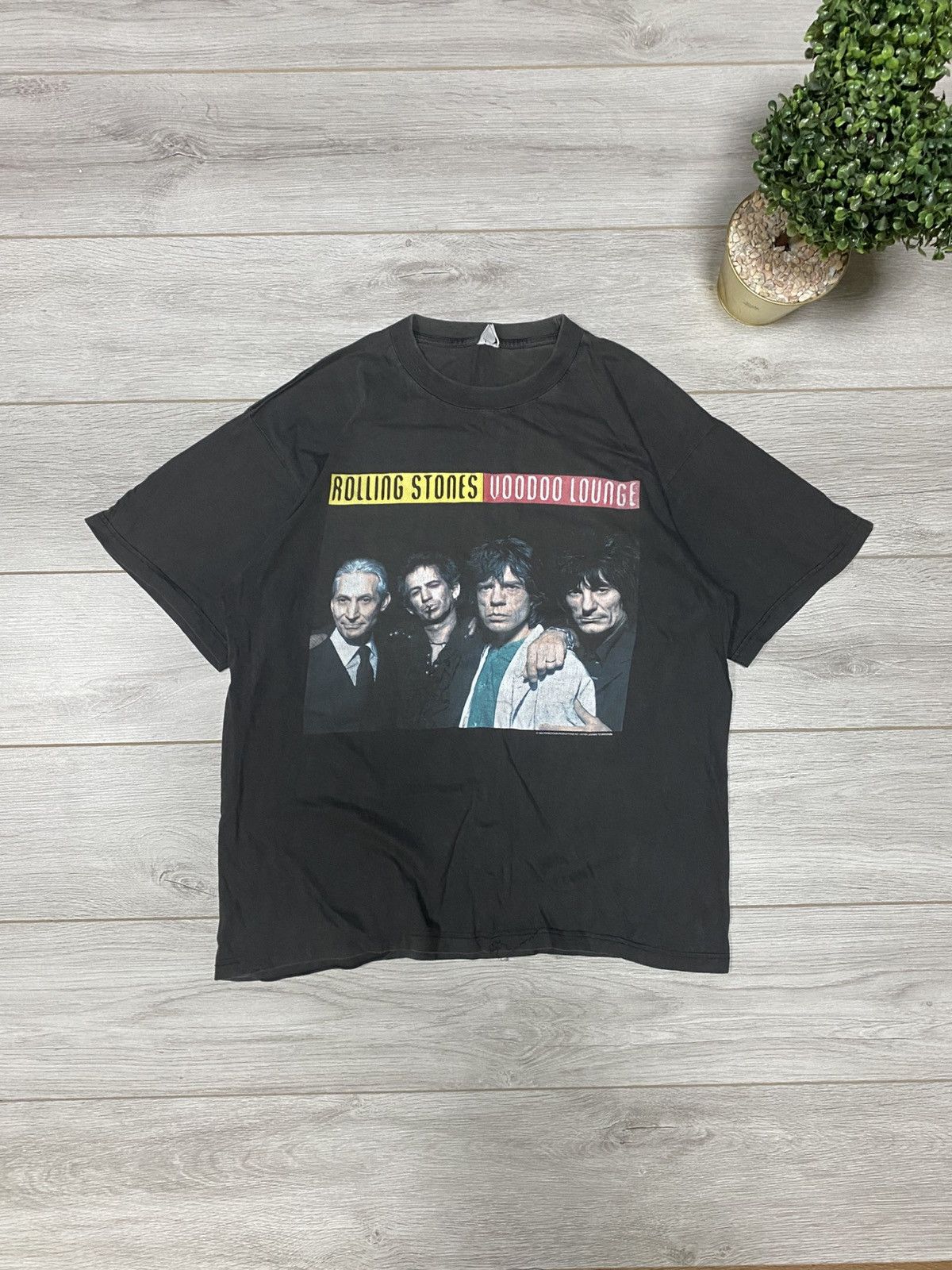 Rolling Stones 94 vintage Voodo Tour volkswagen faded Shirt