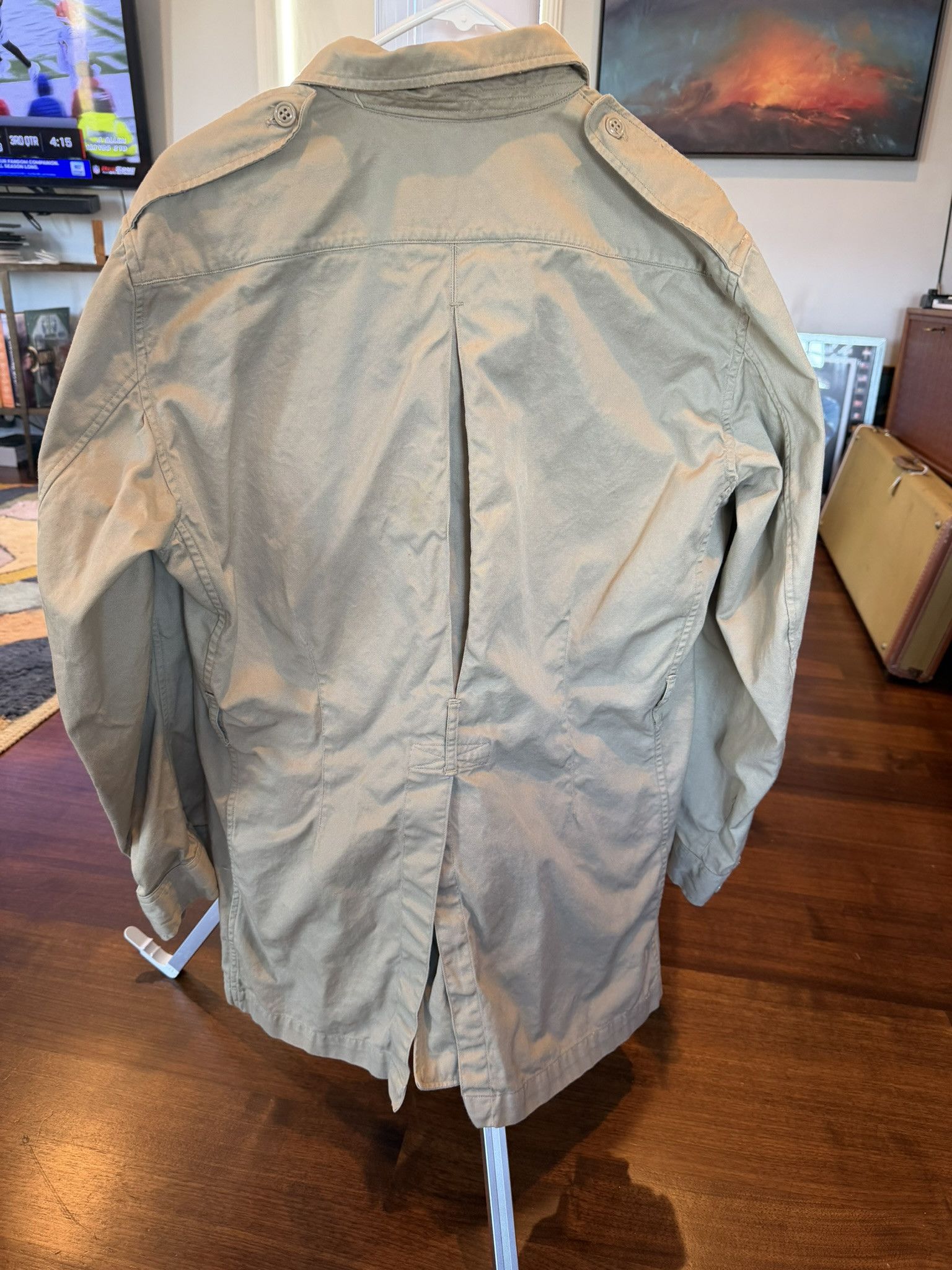 Vintage USAF Mens Tan Tropical Bush Jacket Size US L / EU 52-54 / 3 - 2 Thumbnail