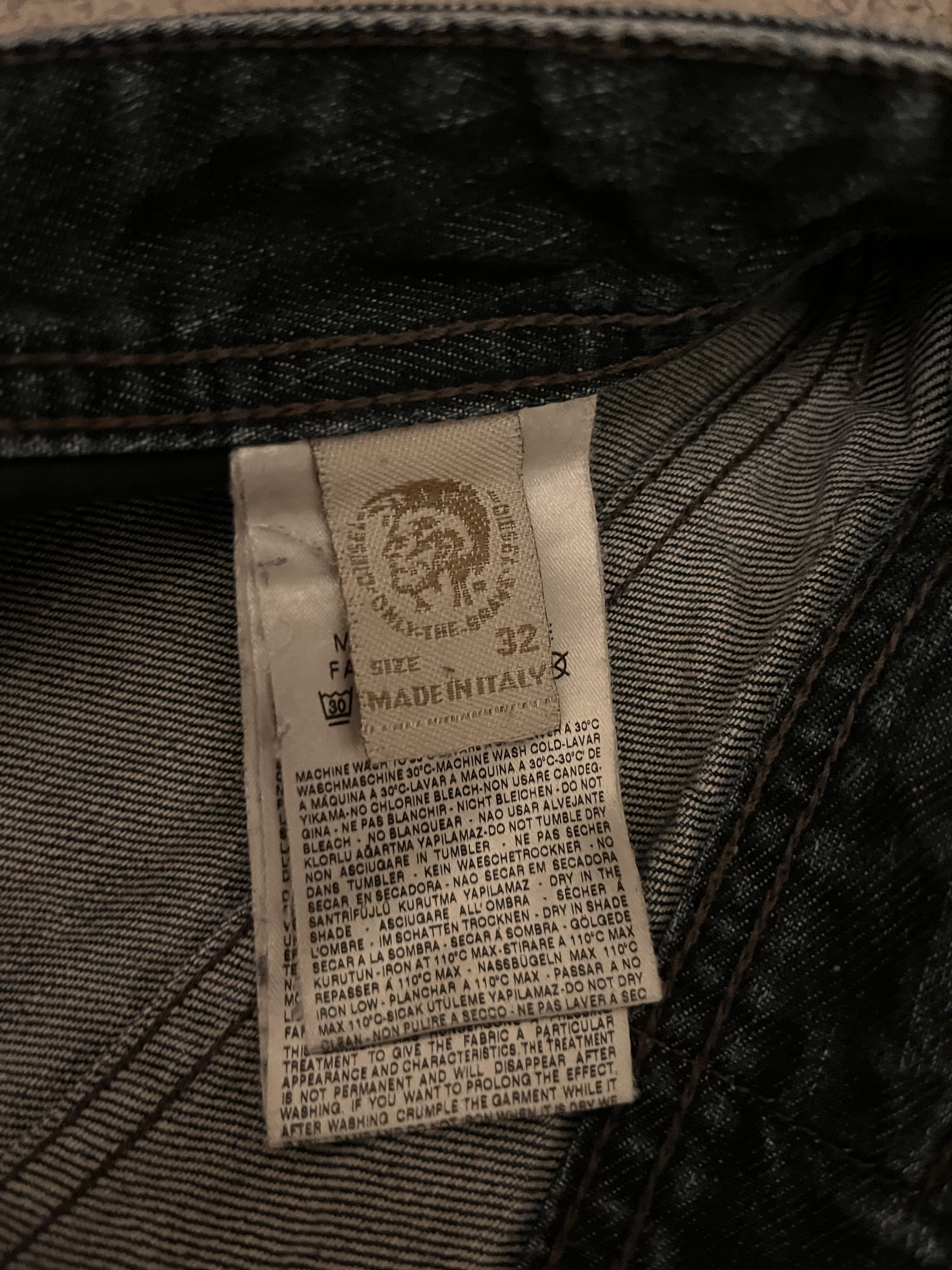 Diesel Leather Diesel Larkee W32L34/0088Z D.N.A Dirty New Age Size US 32 / EU 48 - 5 Thumbnail