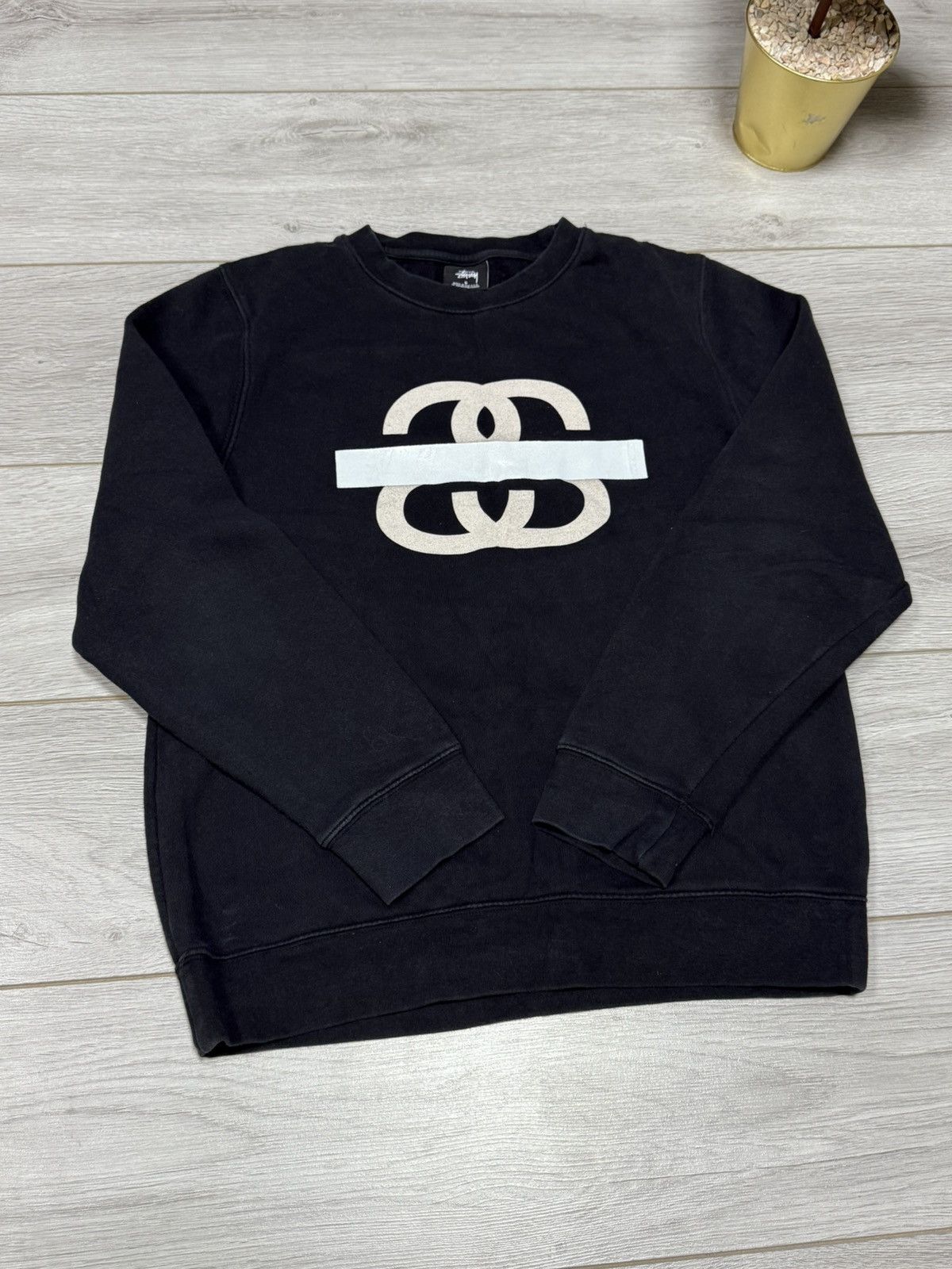 Stussy Stussy made jn USA SS Big logo tape vintage sweatshirt Size US S / EU 44-46 / 1 - 6 Thumbnail