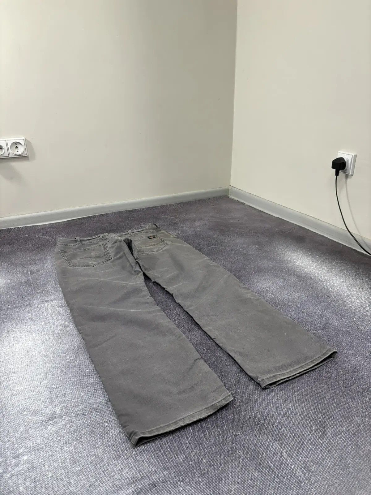 Dickies × Vintage Vintage Dickies Flex Work Gray American Hype Pants Size US 34 / EU 50 - 4 Thumbnail