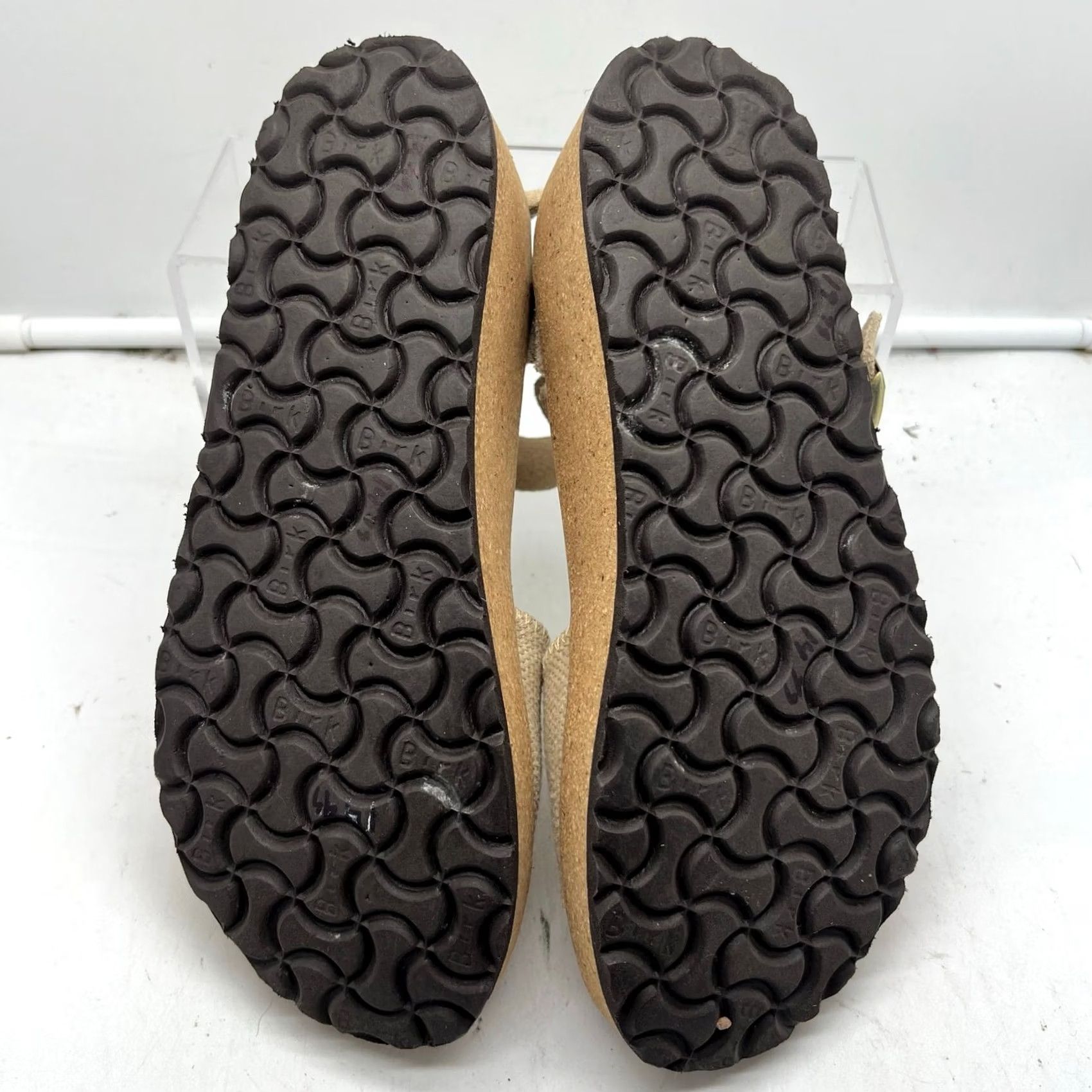 Birkenstock Birkenstock Papillio Glenda Wedge Sandals Cream Cork Platform Slingback Womens 38 US 7 Size Size US 7 / IT 37 - 8 Thumbnail