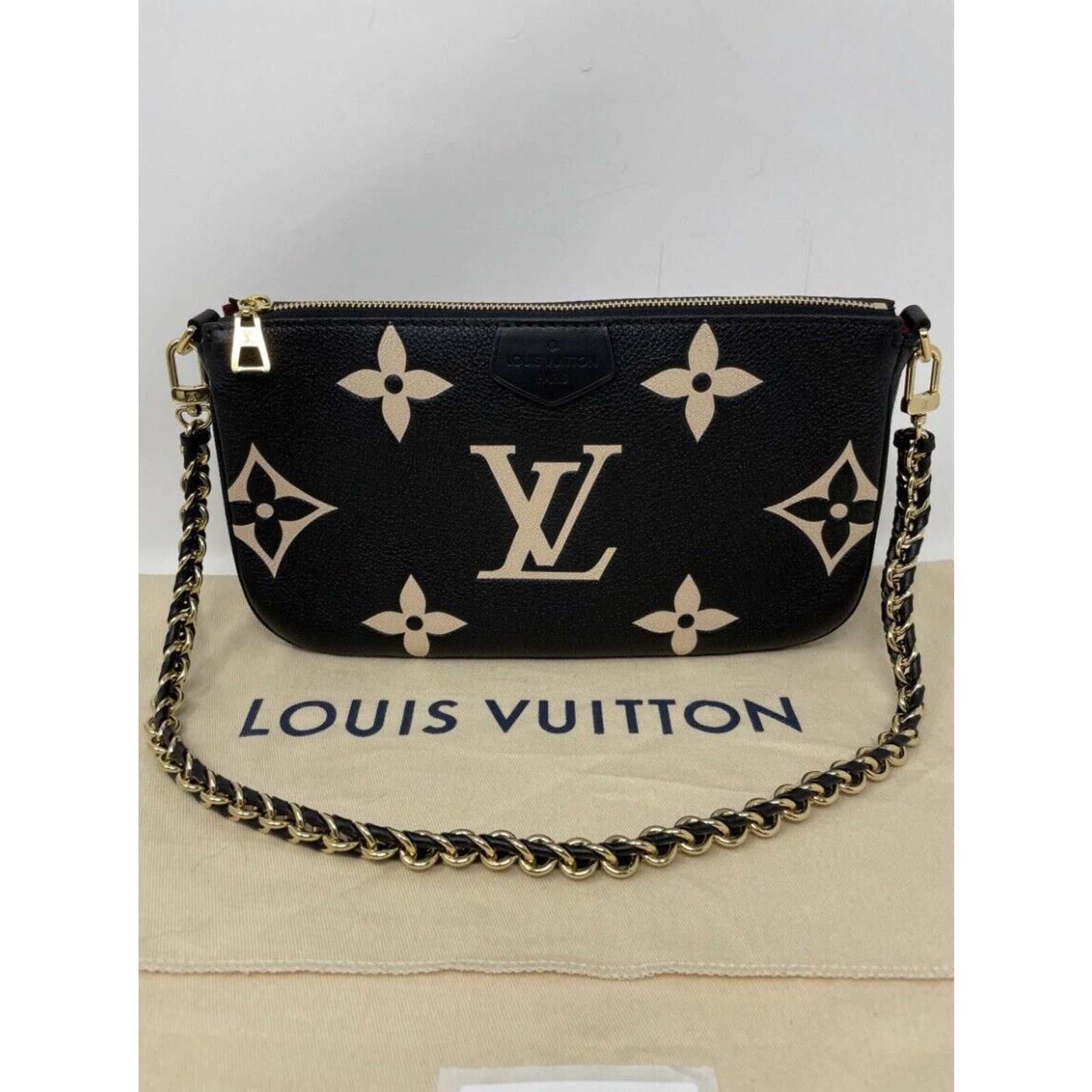 Louis Vuitton Louis Vuitton M45777 Black/Beige MULTI POCHETTE ACCESSOIRES Size ONE SIZE - 7 Thumbnail
