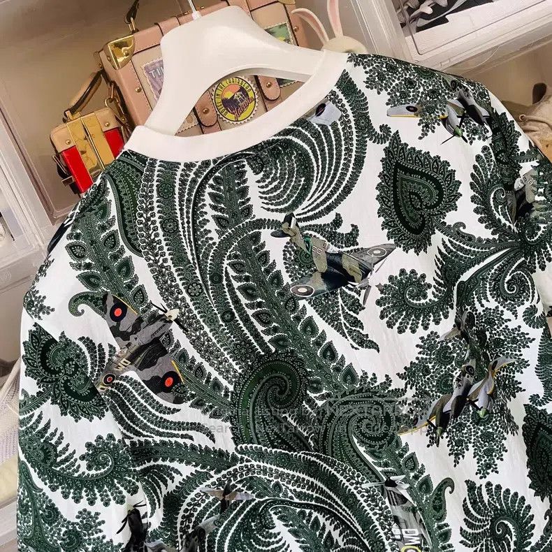 Givenchy Cashew Flower Short Sleeve T-Shirt