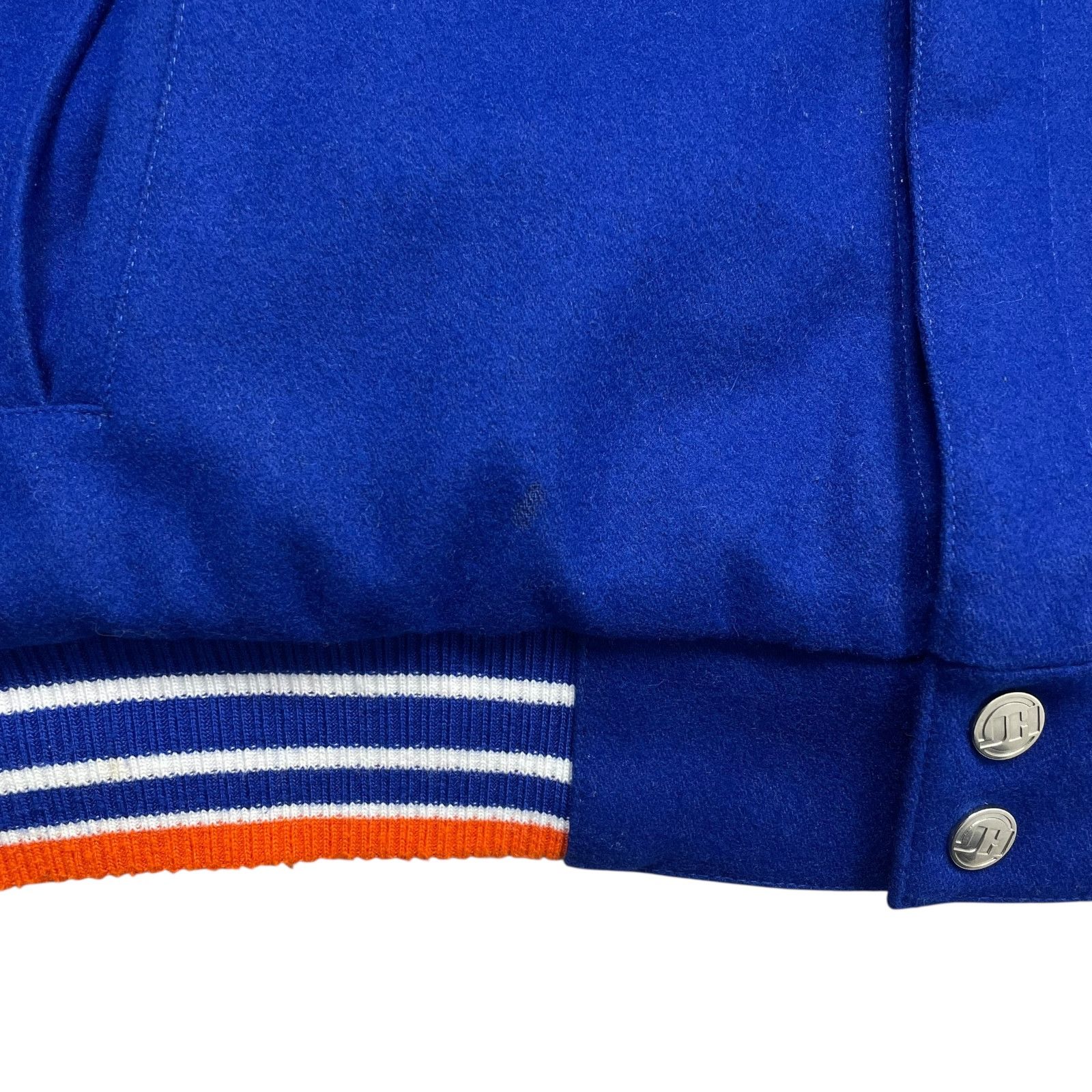 MLB VTG 00s NEW YORK METS JH DESIGN REVERSIBLE VARSITY JACKET XL Size US XL / EU 56 / 4 - 13 Thumbnail