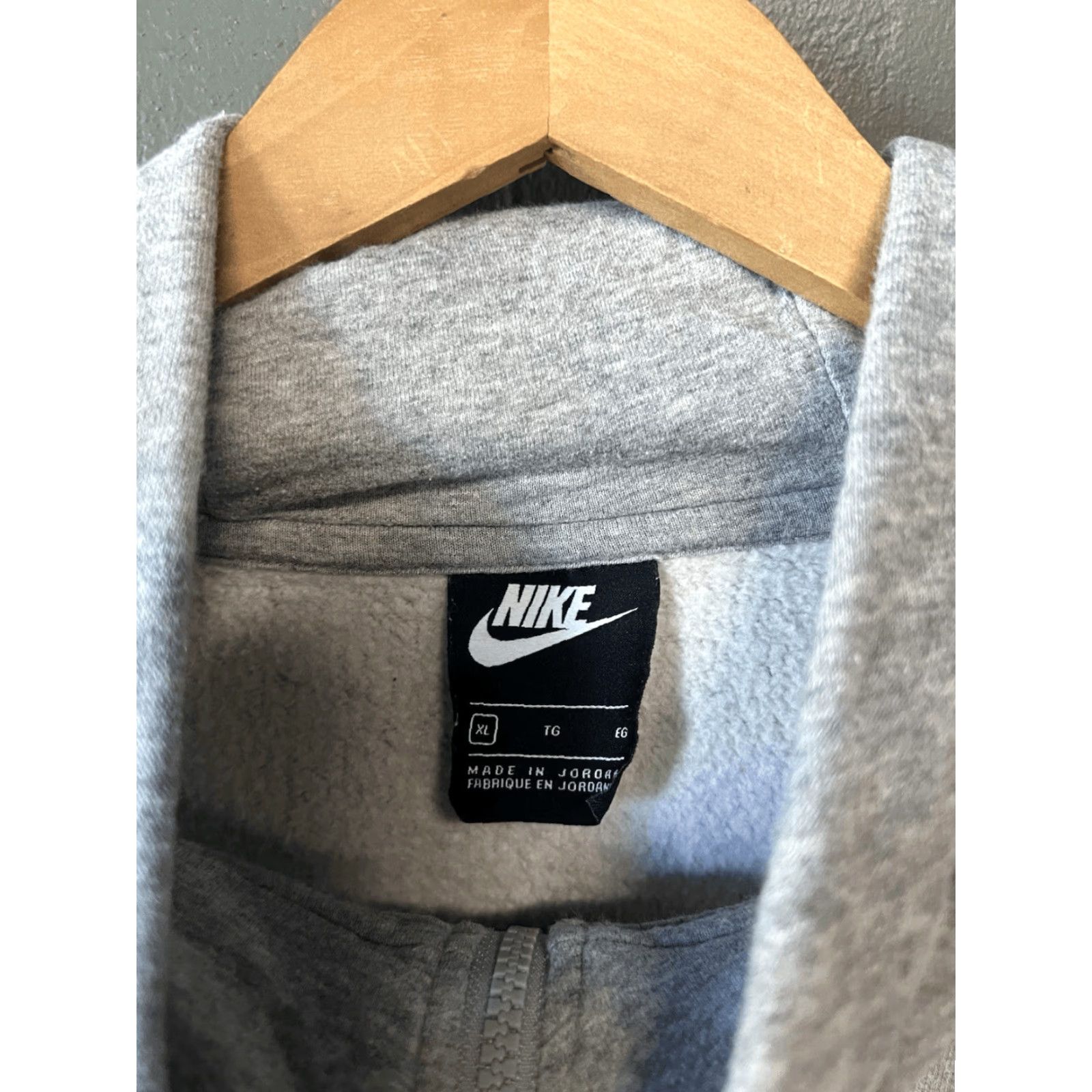Nike Nike Sportswear Mens Jacket Hoodie Full Zip Gray XL Size US XL / EU 56 / 4 - 3 Thumbnail