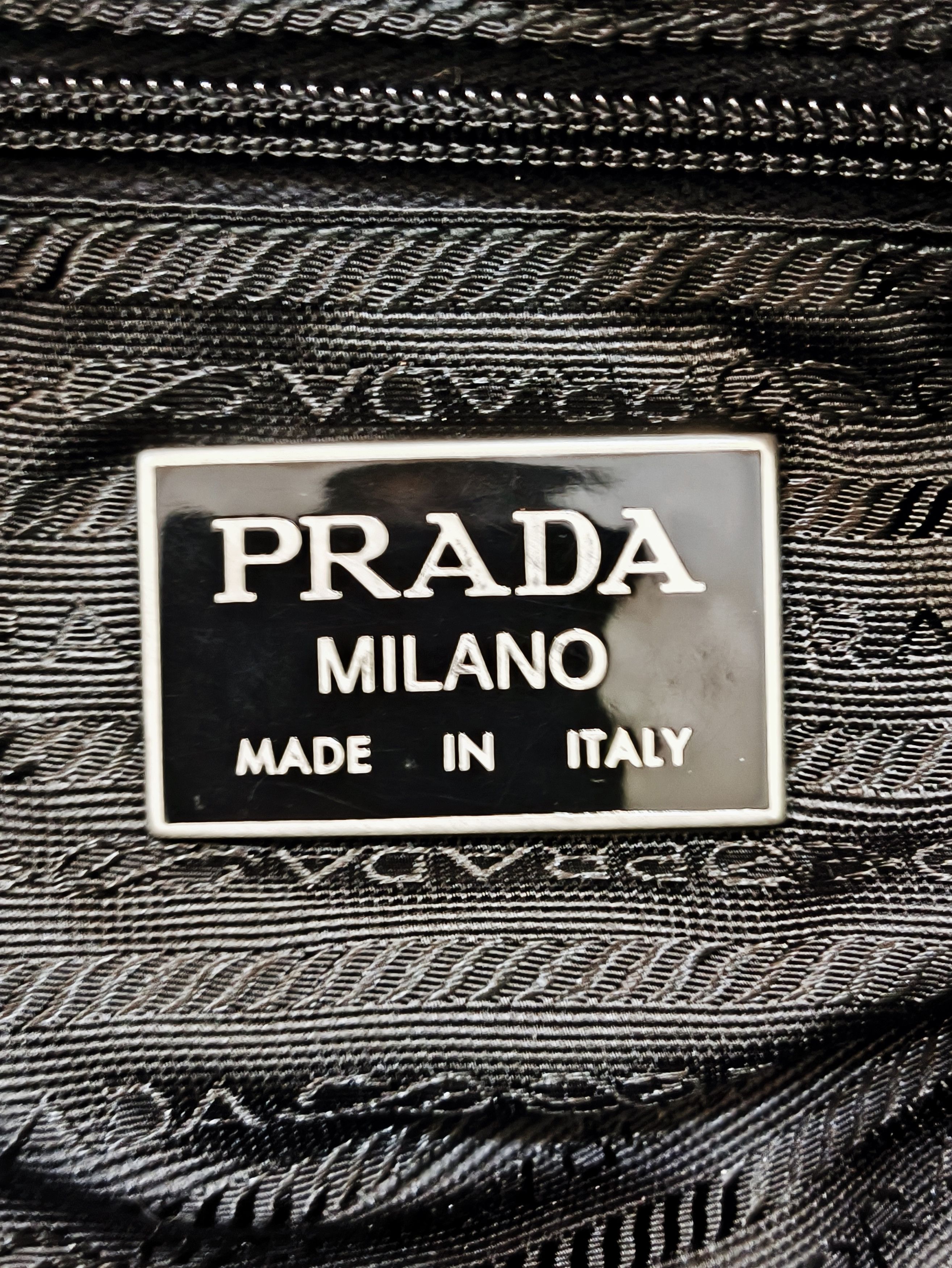 Prada Prada Tessuto Nylon Black Travel Bag Size ONE SIZE - 8 Thumbnail