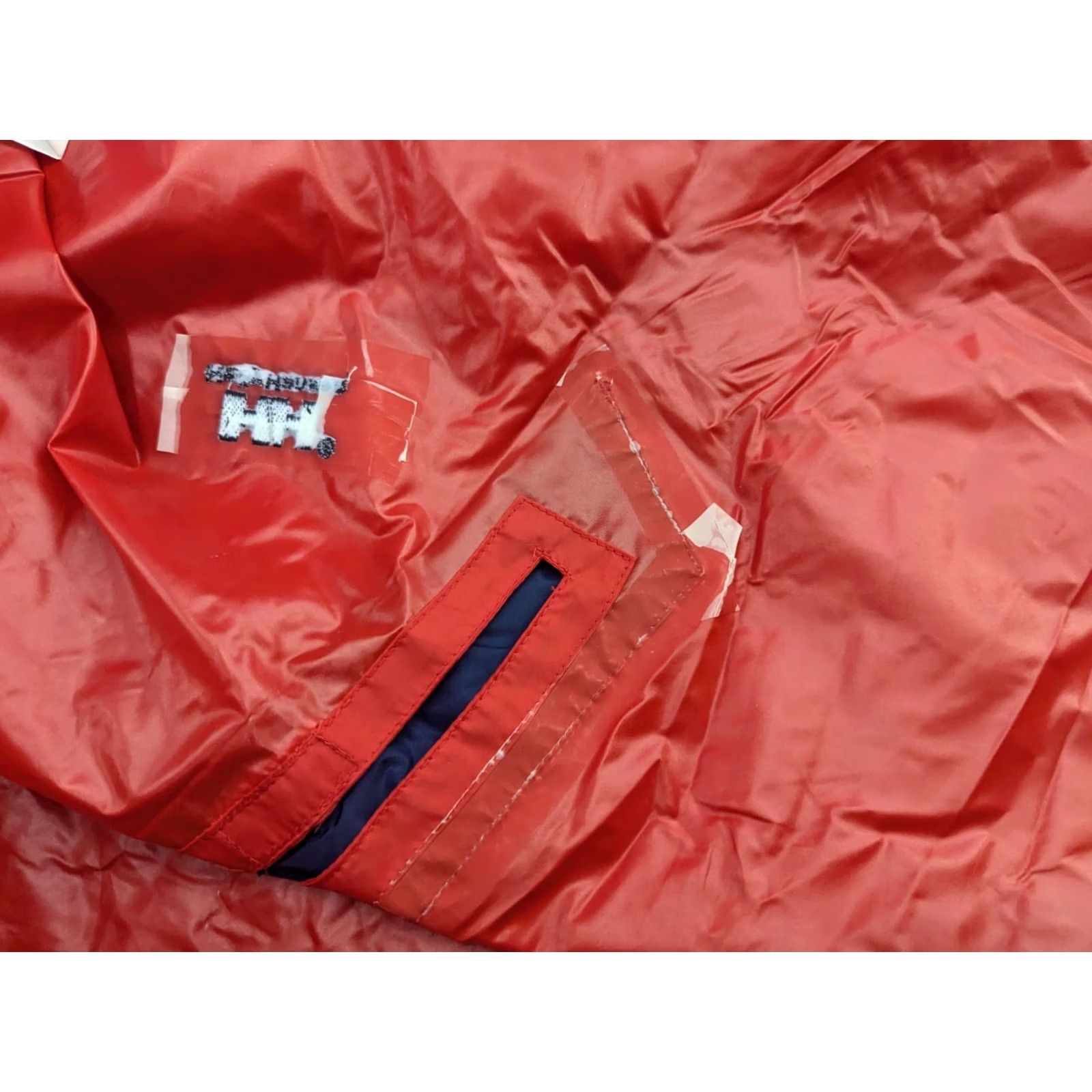 Helly Hansen Vintage Helly Hansen Atlanta 1996 Norway Olympic Team Poncho Size M Raincoat Red Hooded Waterproof Jacket Mens Size US M / EU 48-50 / 2 - 7 Thumbnail
