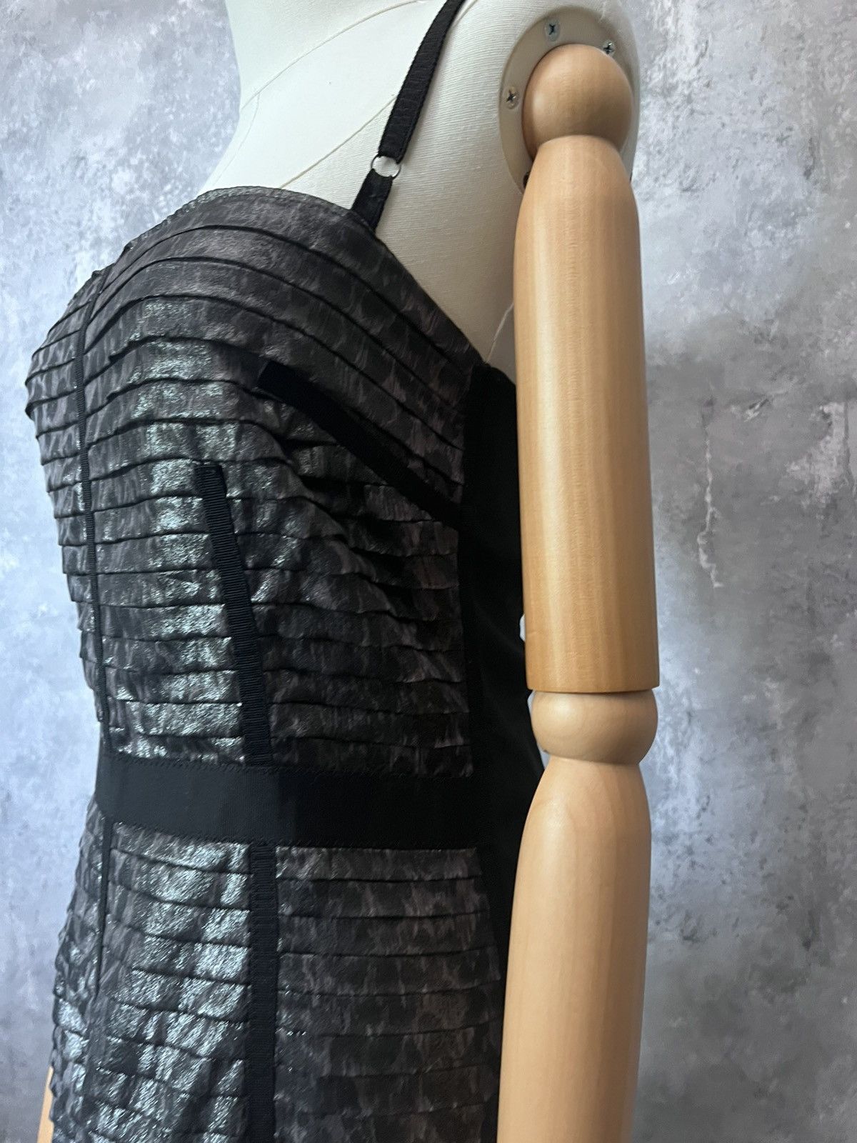 Dolce & Gabbana Dolce & Gabbana silk vintage 00s animal print black dress Size M / US 6-8 / IT 42-44 - 6 Thumbnail