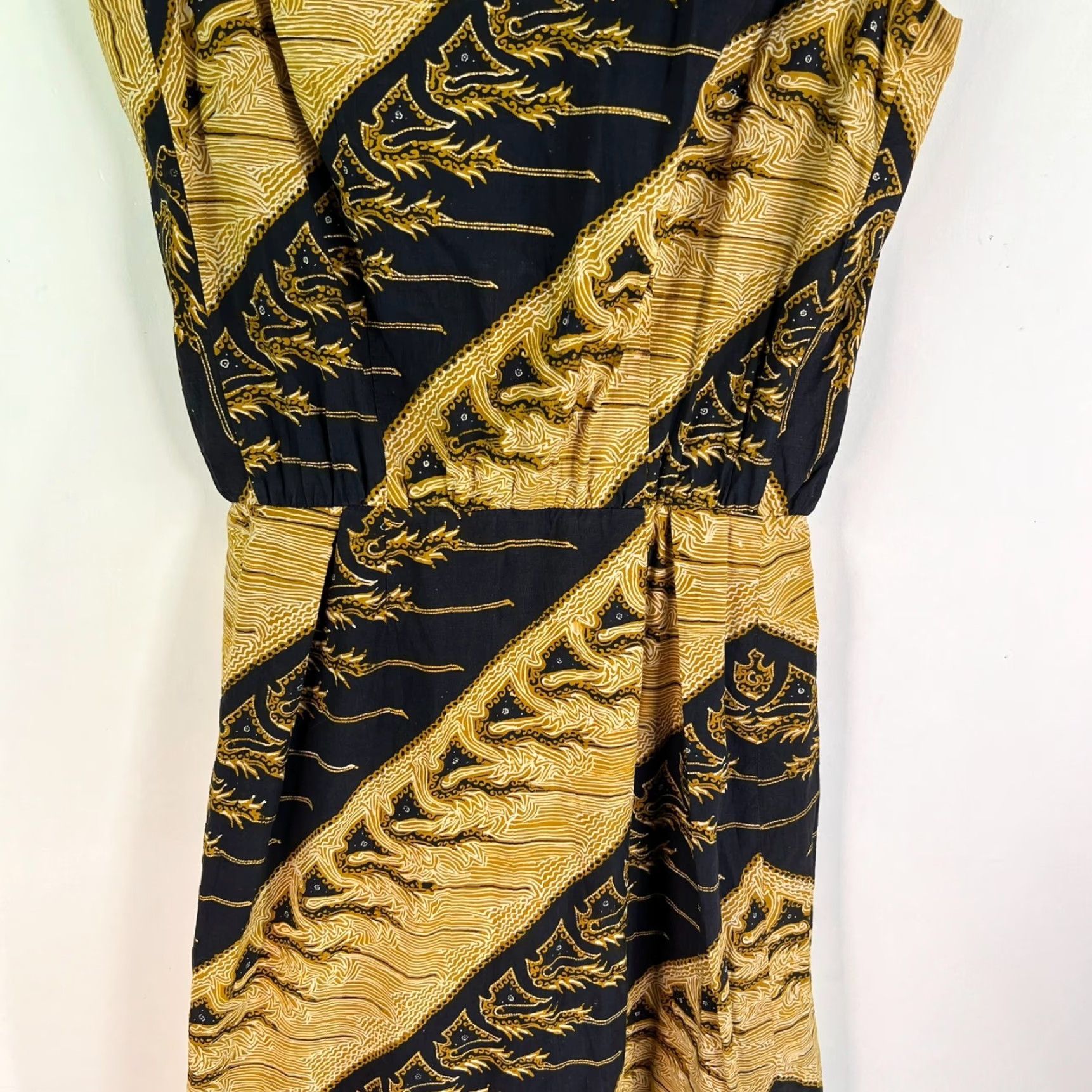 Vintage Vintage Wonems Dress Black And Gold M Size M / US 6-8 / IT 42-44 - 3 Thumbnail