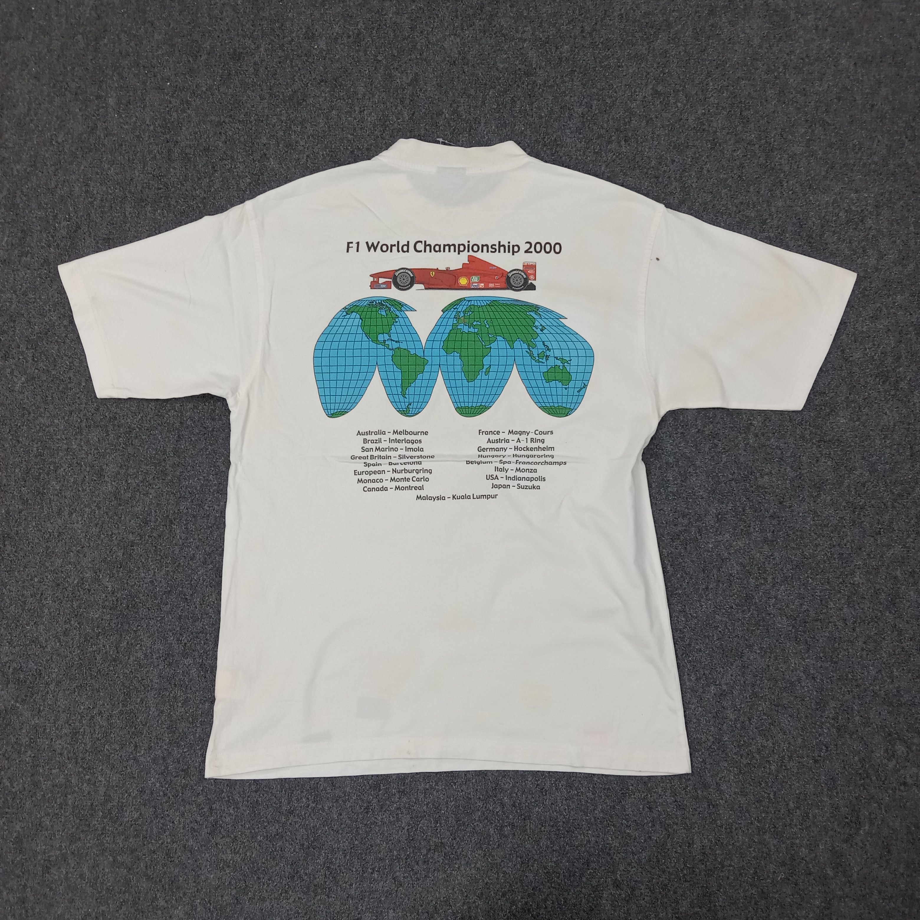 Ferrari F1 World Championship 2000 Ferrari Racing Tshirt C249N57 Size US M / EU 48-50 / 2 - 1 Thumbnail