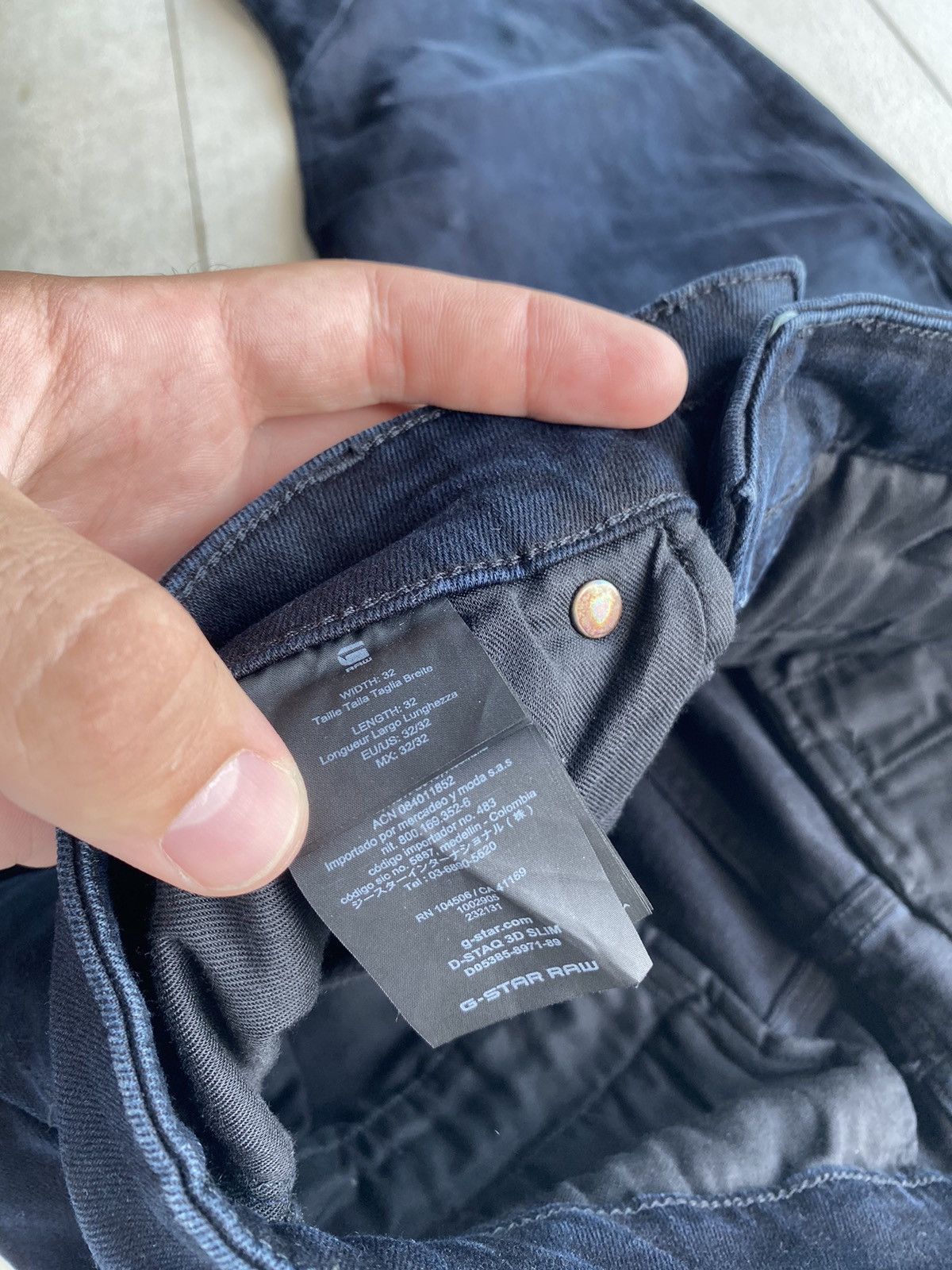 G-Star 🔗G star D-Staq 3d slim straight relaxed opium punk jeans men Size US 32 / EU 48 - 5 Thumbnail